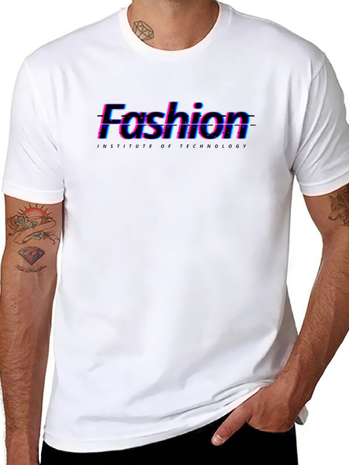 Fashion Institute Tee - Glitch Design