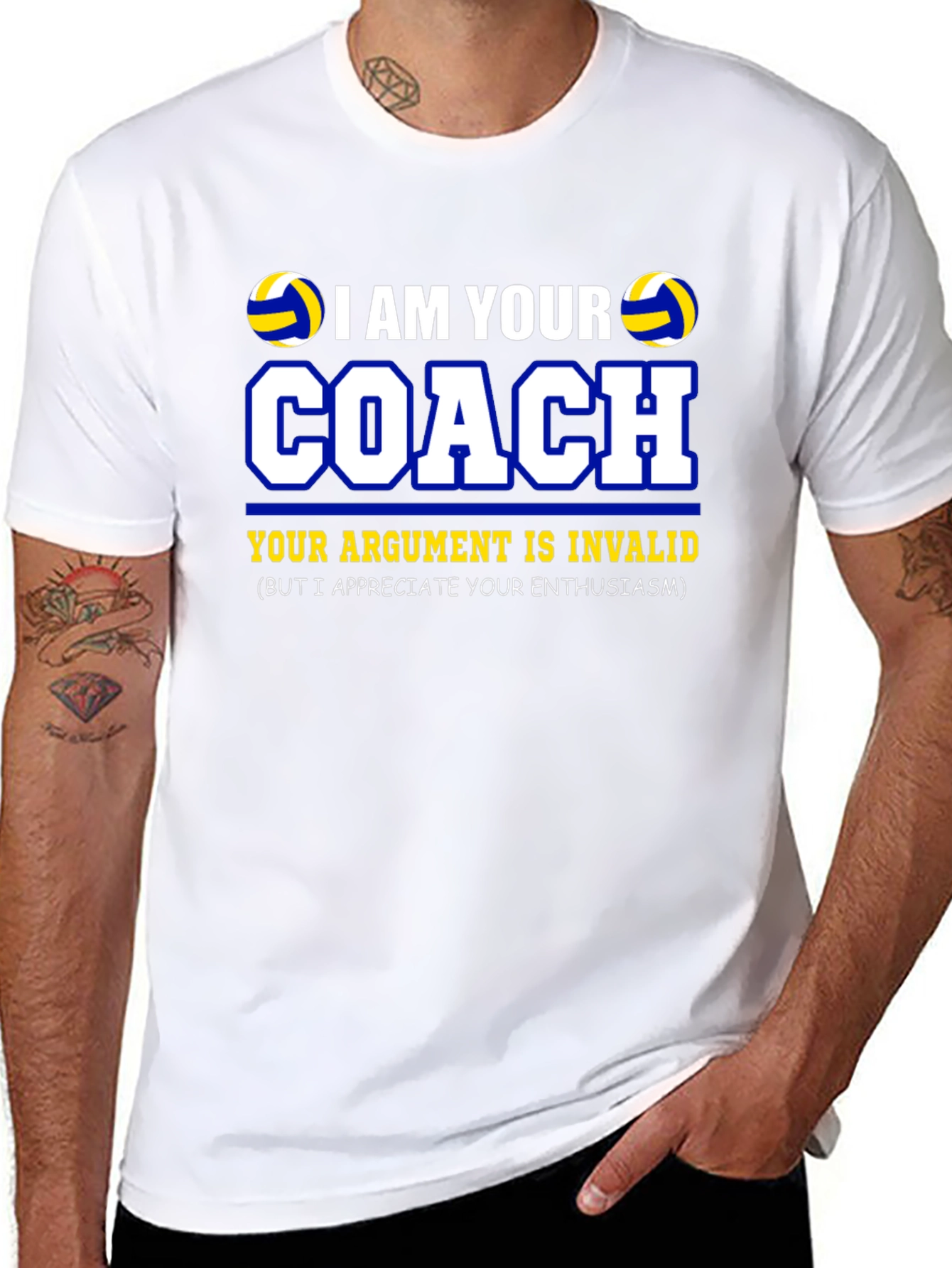I AM YOUR COACH T-Shirt Volleyball Gift