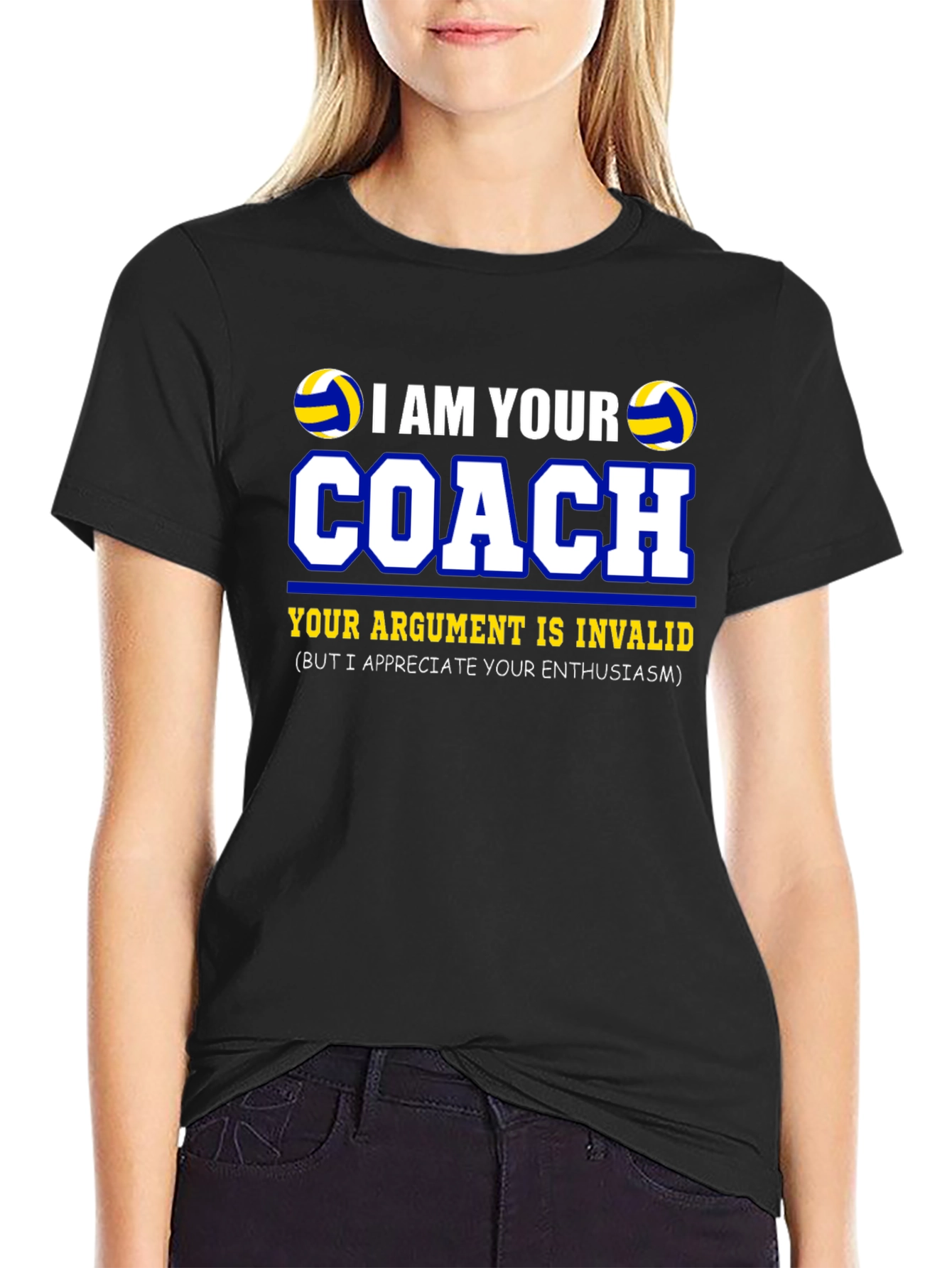 I AM YOUR COACH T-Shirt Volleyball Gift