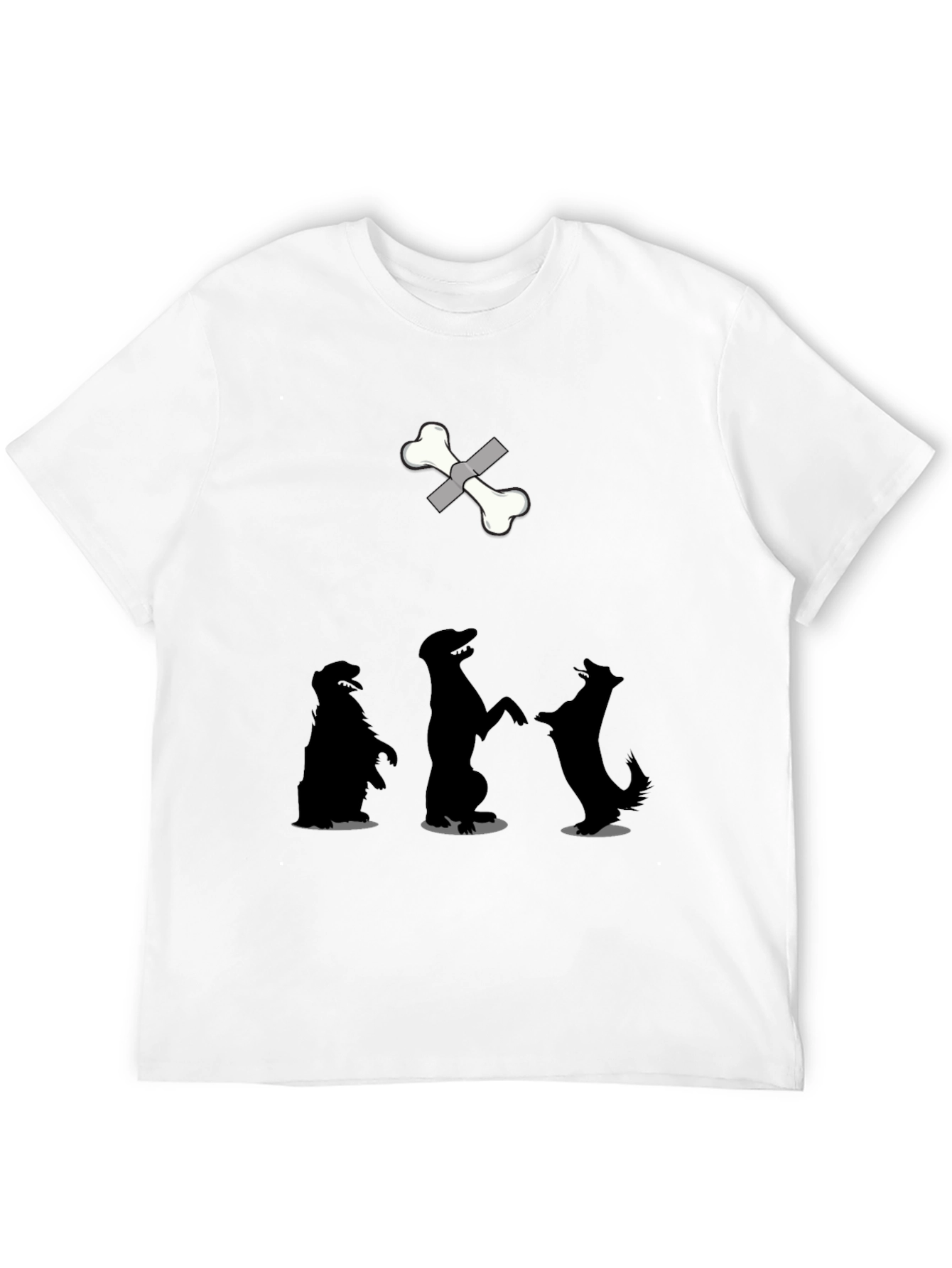 Dog Bone T-Shirt - Funny Animal Graphic Tee