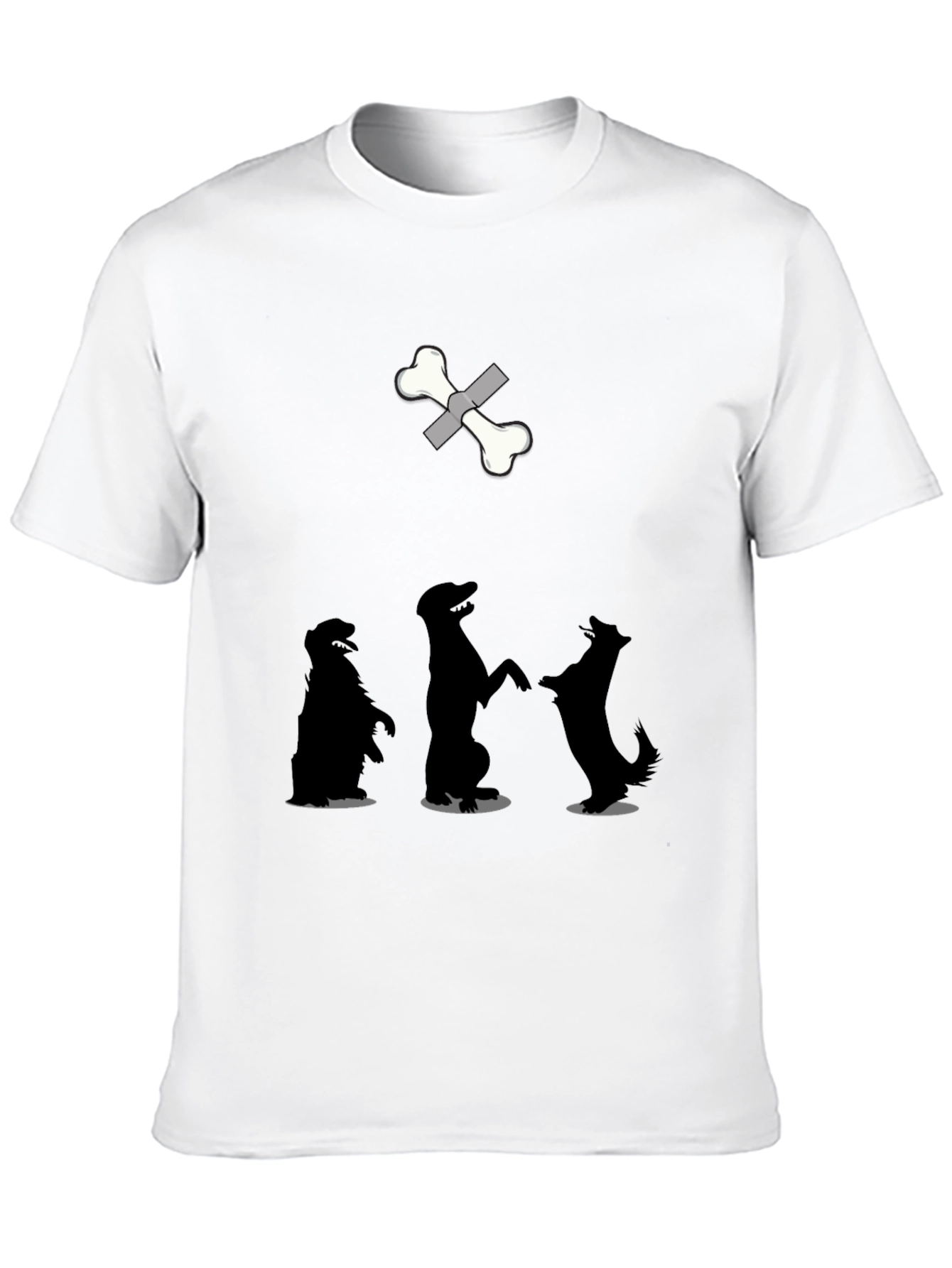 Dog Bone T-Shirt - Funny Animal Graphic Tee