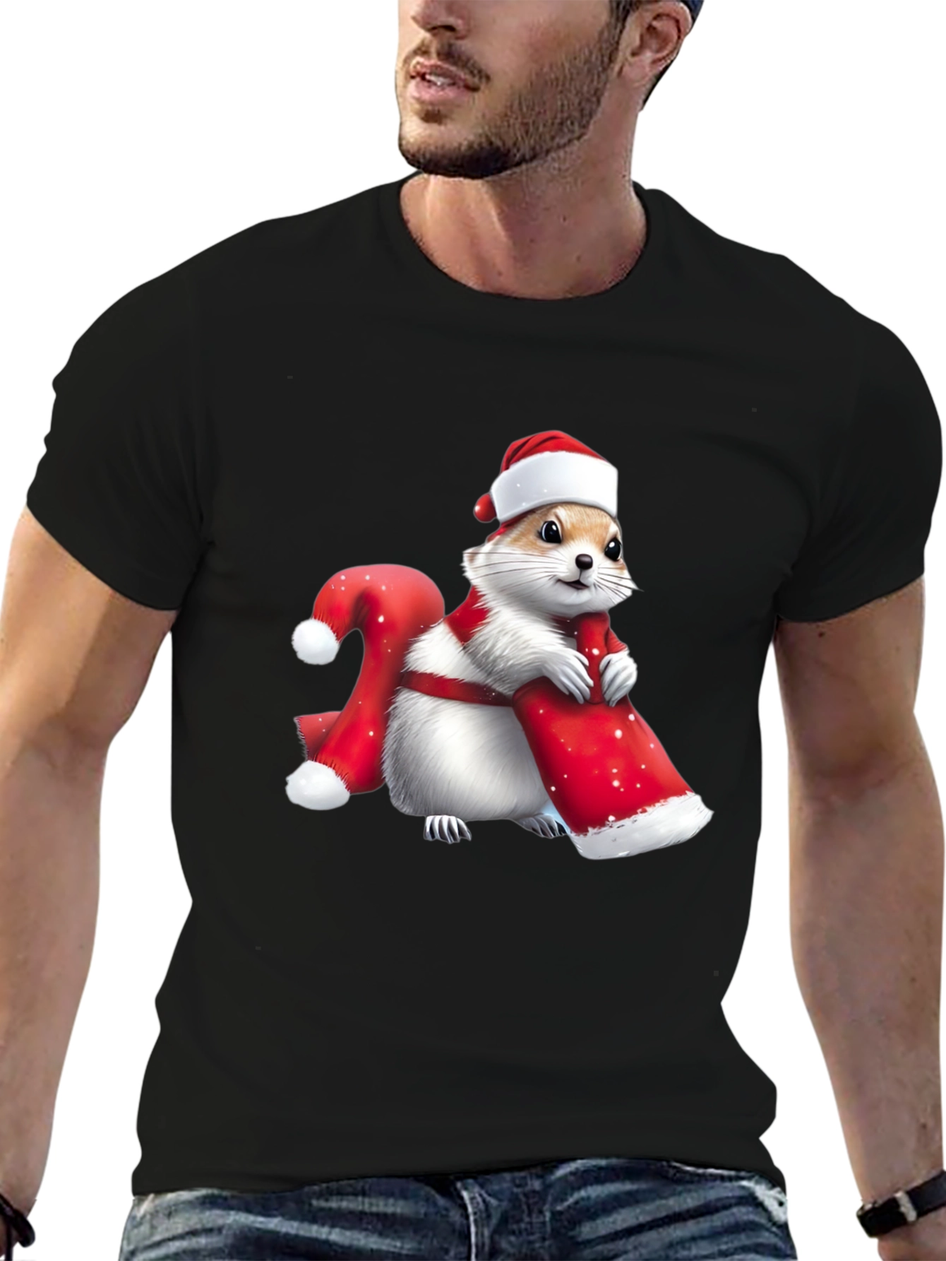Festive Hamster Christmas T-Shirt