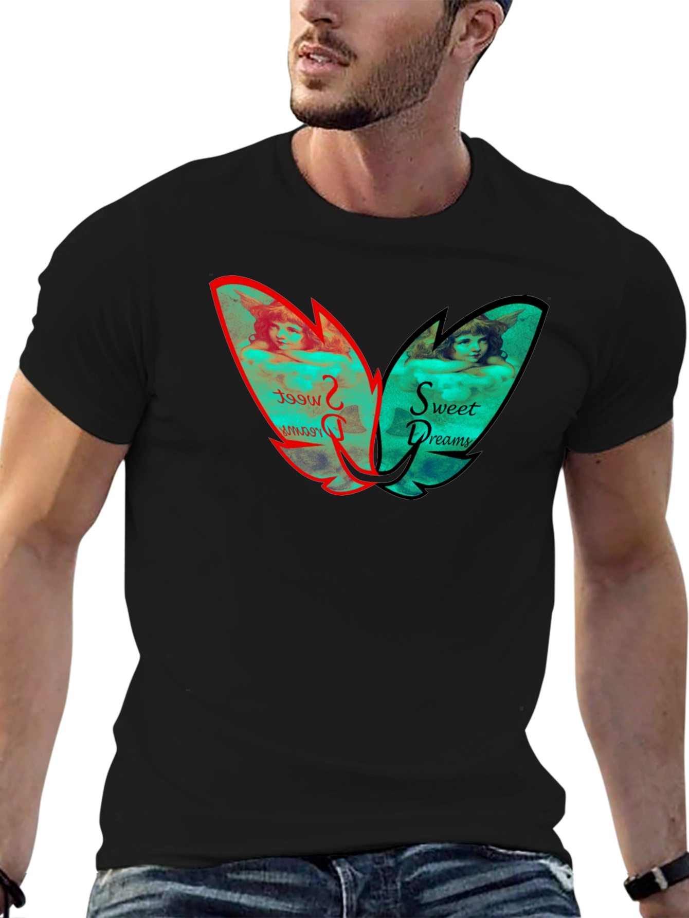 Sweet Dreams Graphic Tee - Black