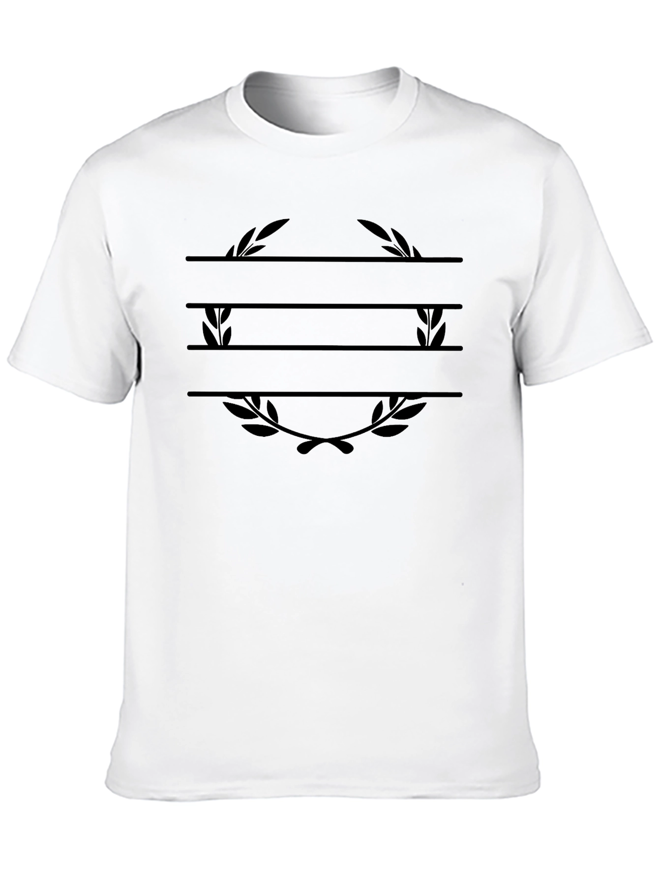 Personalized Laurel Wreath T-Shirt