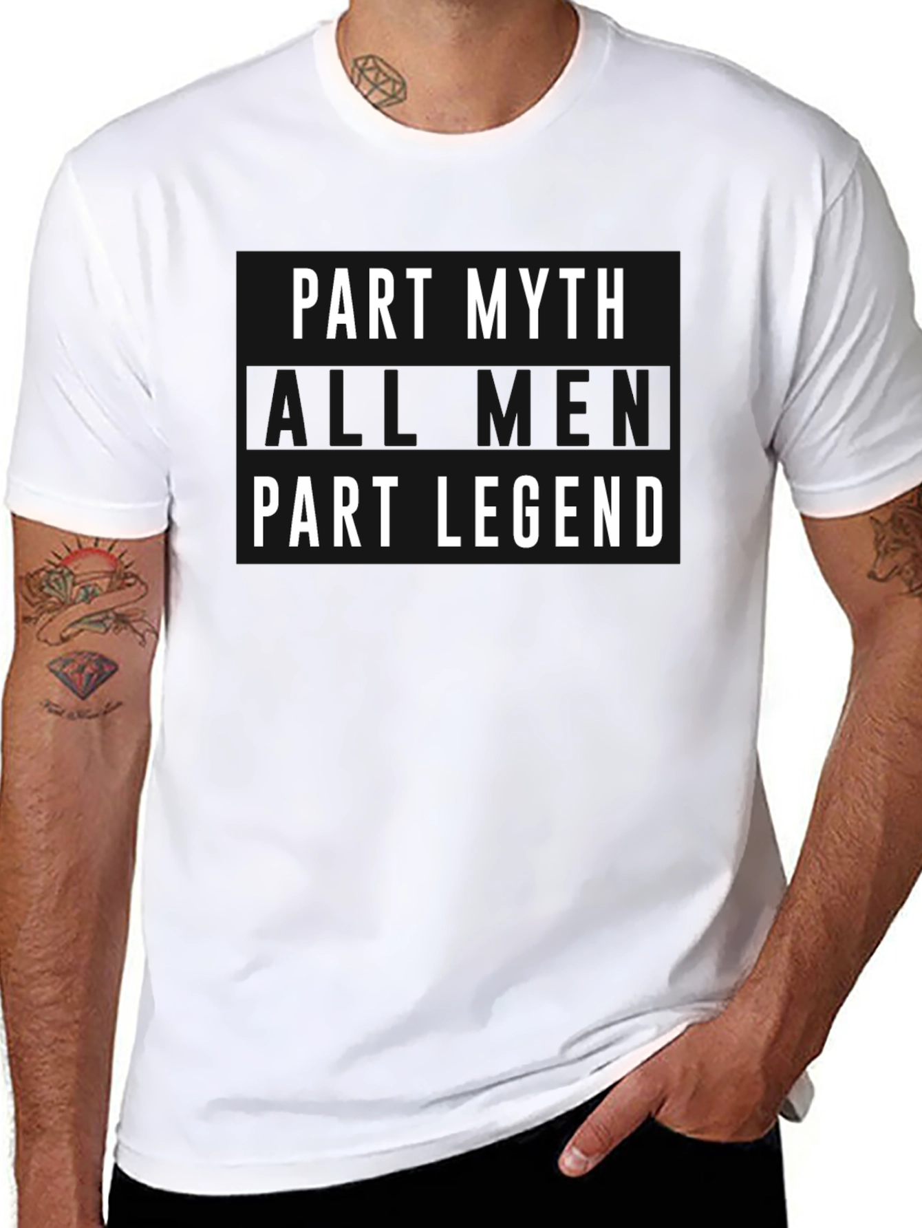 Part Myth Part Legend Graphic Tee - Black