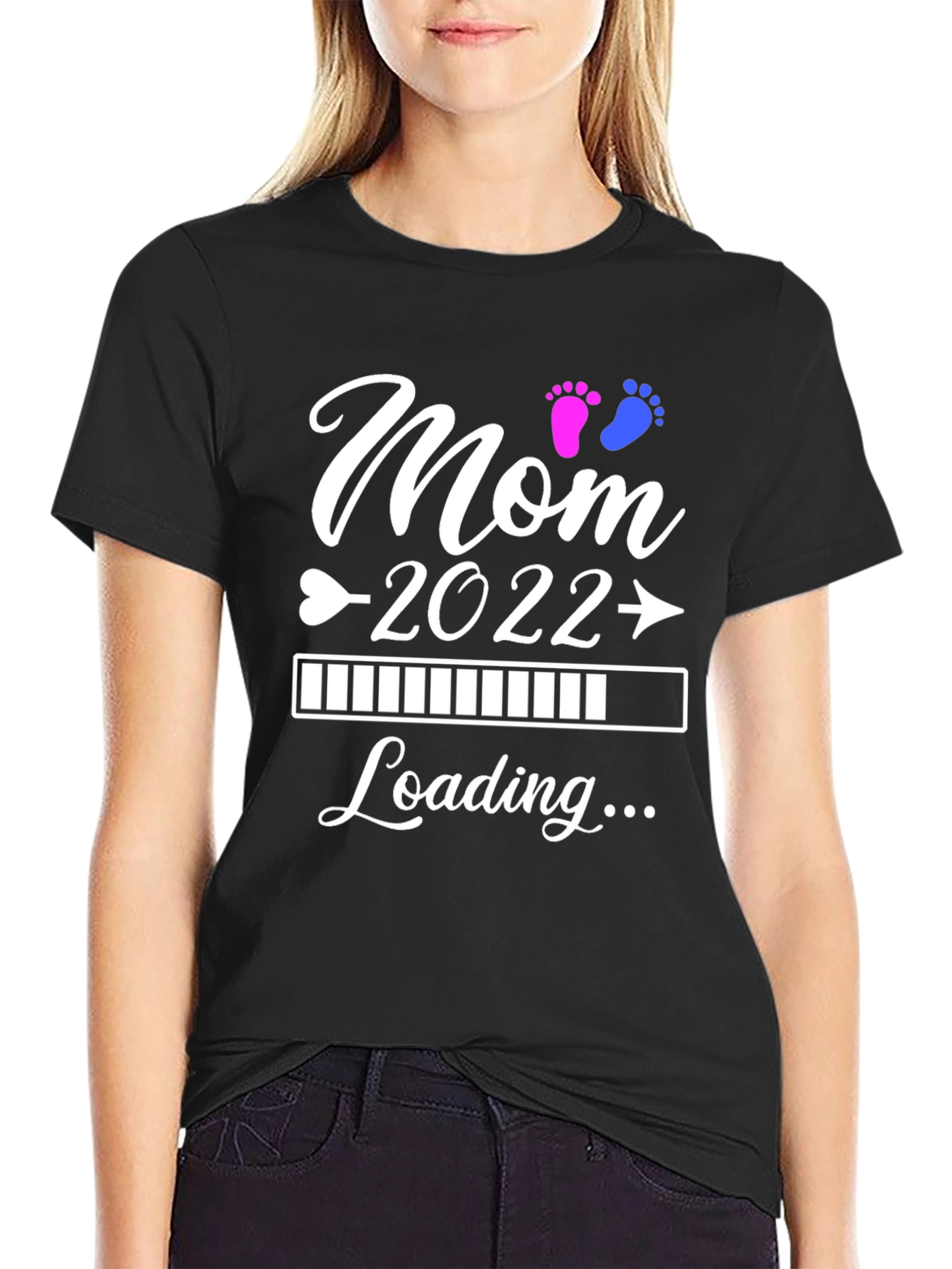 Mom Loading 2022 Pregnancy T-Shirt
