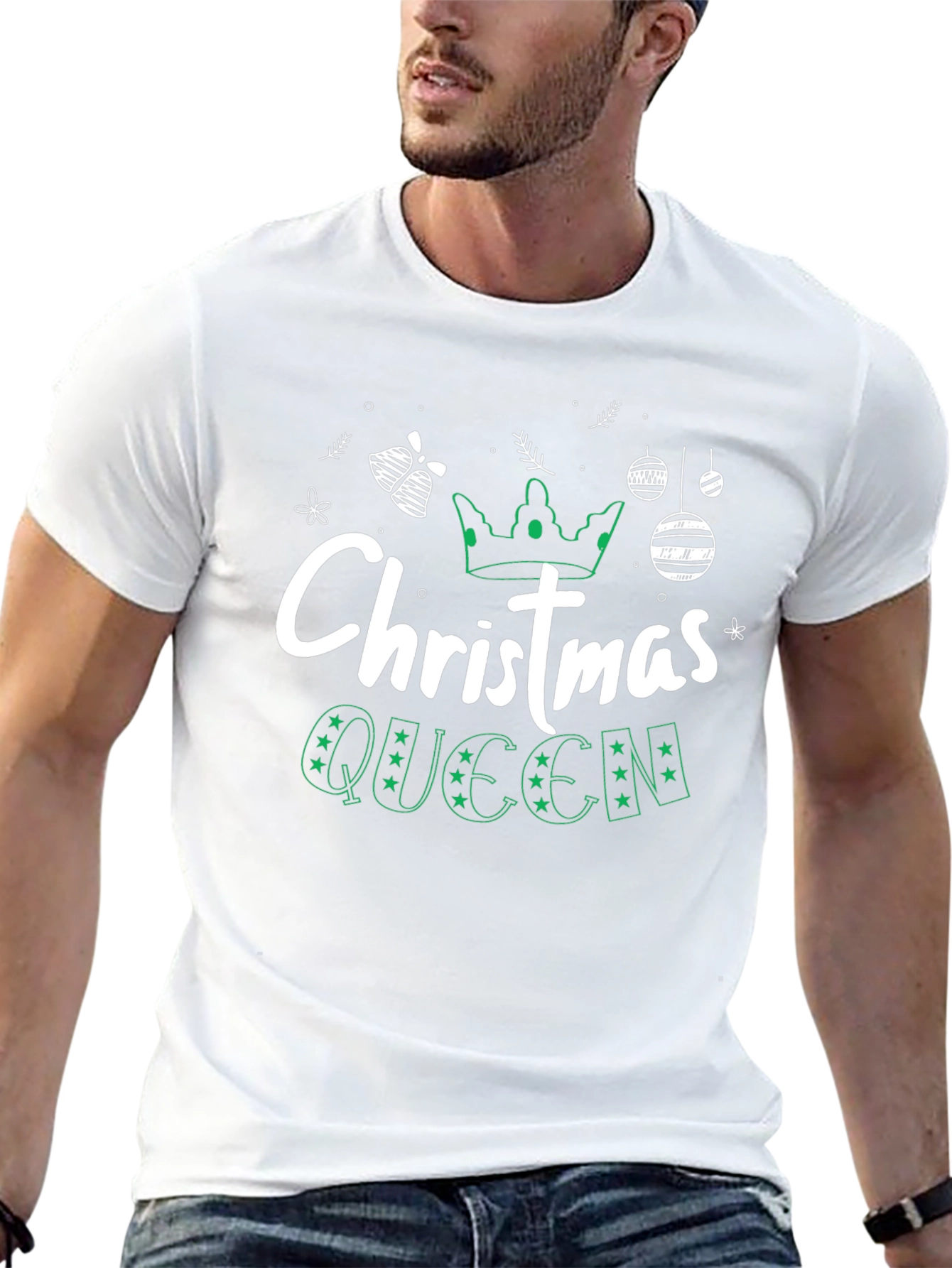 Christmas Queen Graphic Tee - Holiday Style