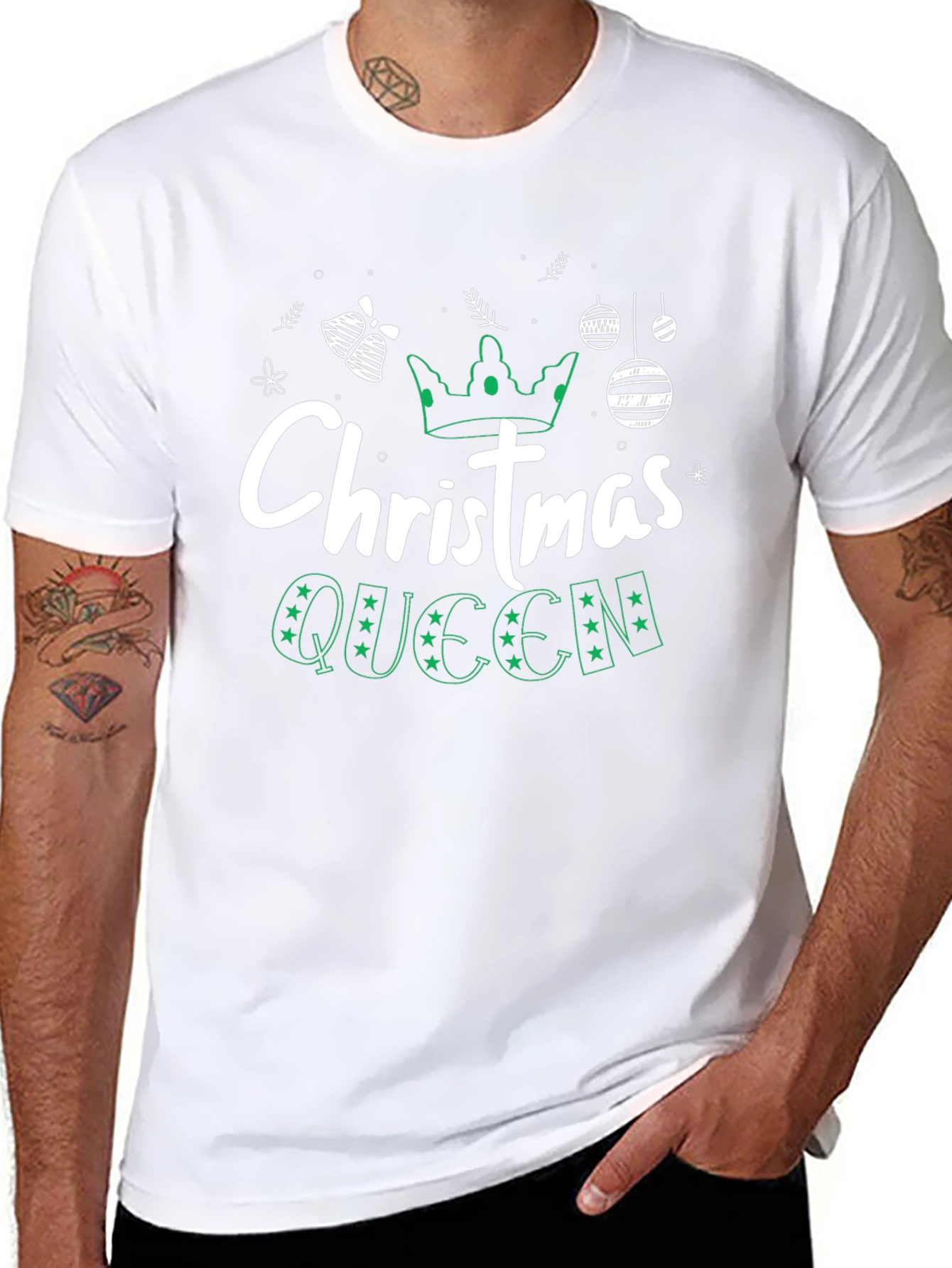 Christmas Queen Graphic Tee - Holiday Style