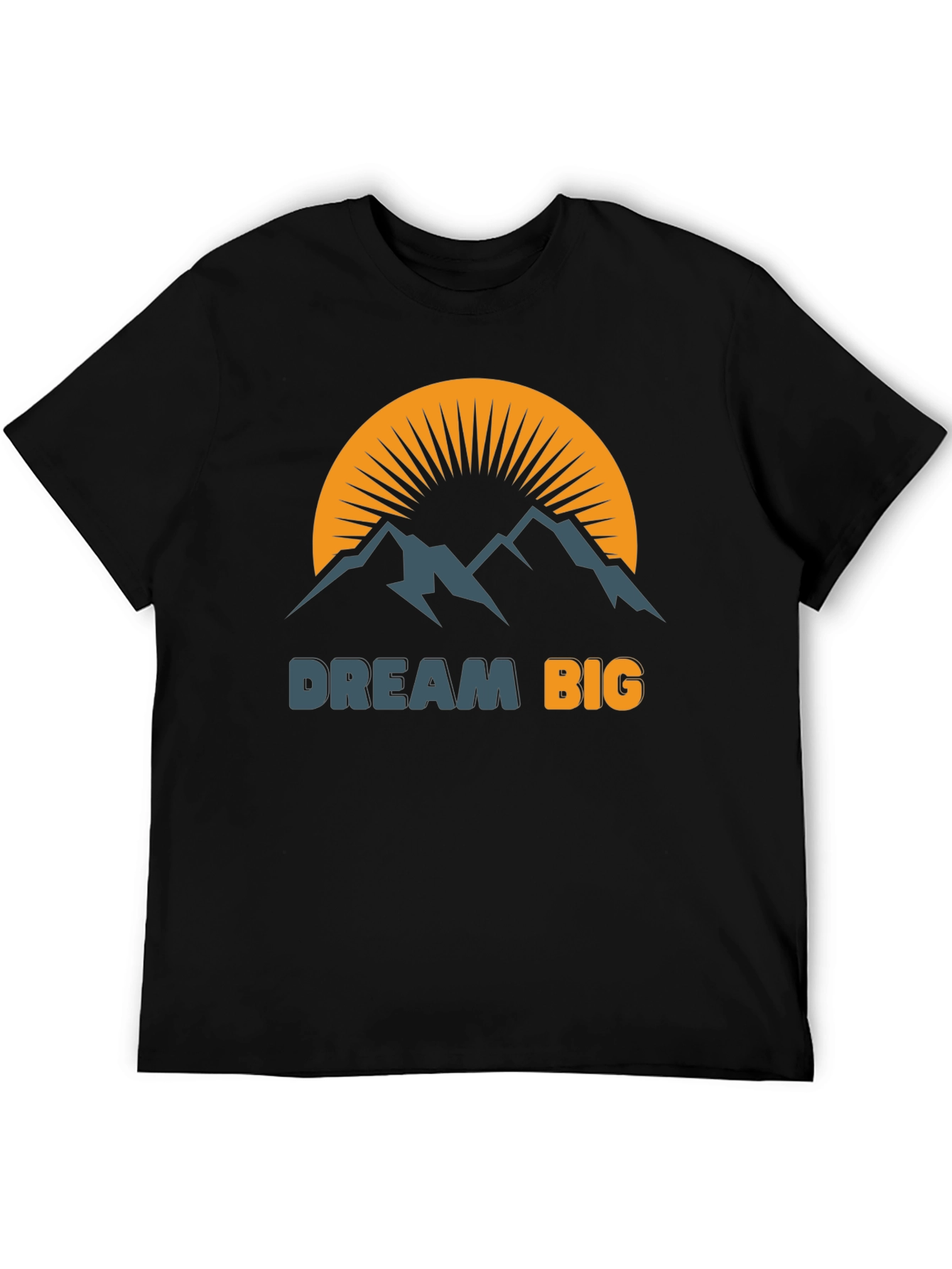 Dream Big Graphic Tee - Mens Black T-Shirt
