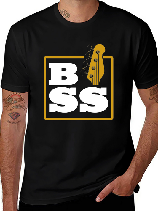 Bass Guitar Graphic Tee - Music Lover T-Shirt