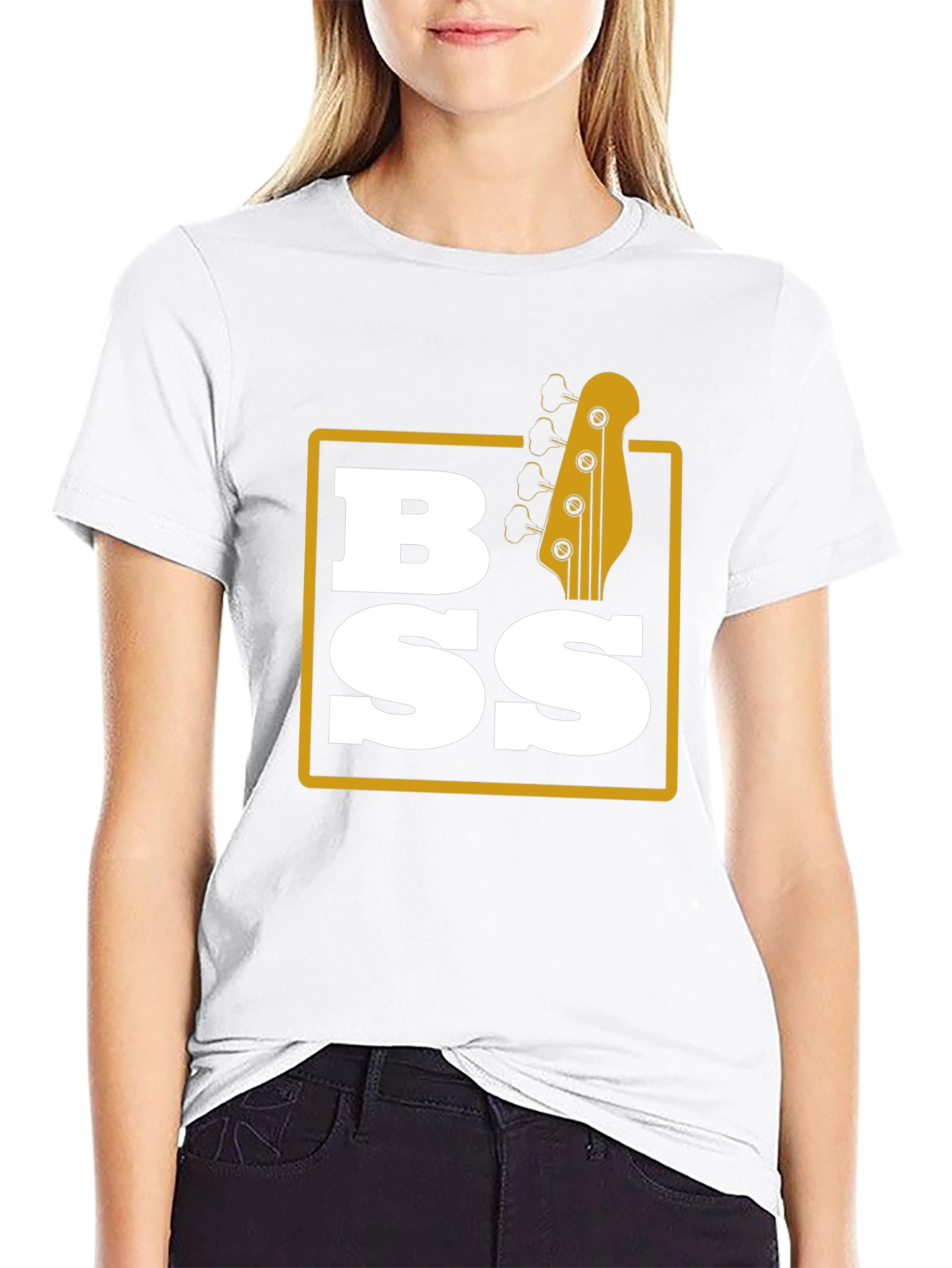Bass Guitar Graphic Tee - Music Lover T-Shirt