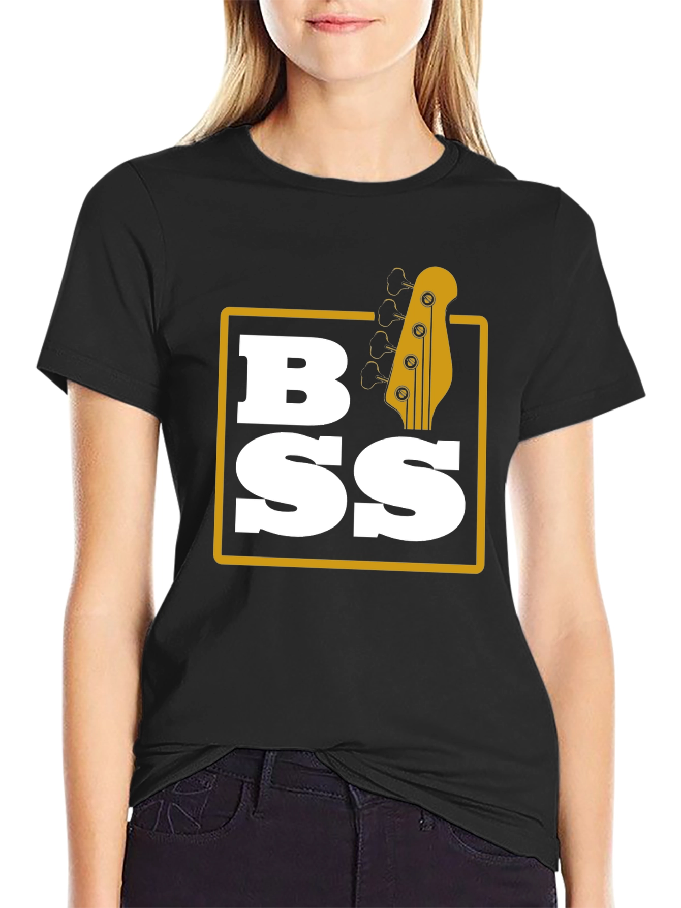 Bass Guitar Graphic Tee - Music Lover T-Shirt