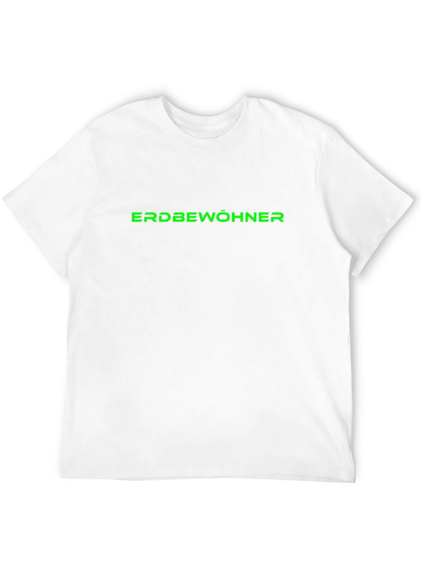 ERDBEWOHNER Graphic Tee - Black Cotton T-Shirt