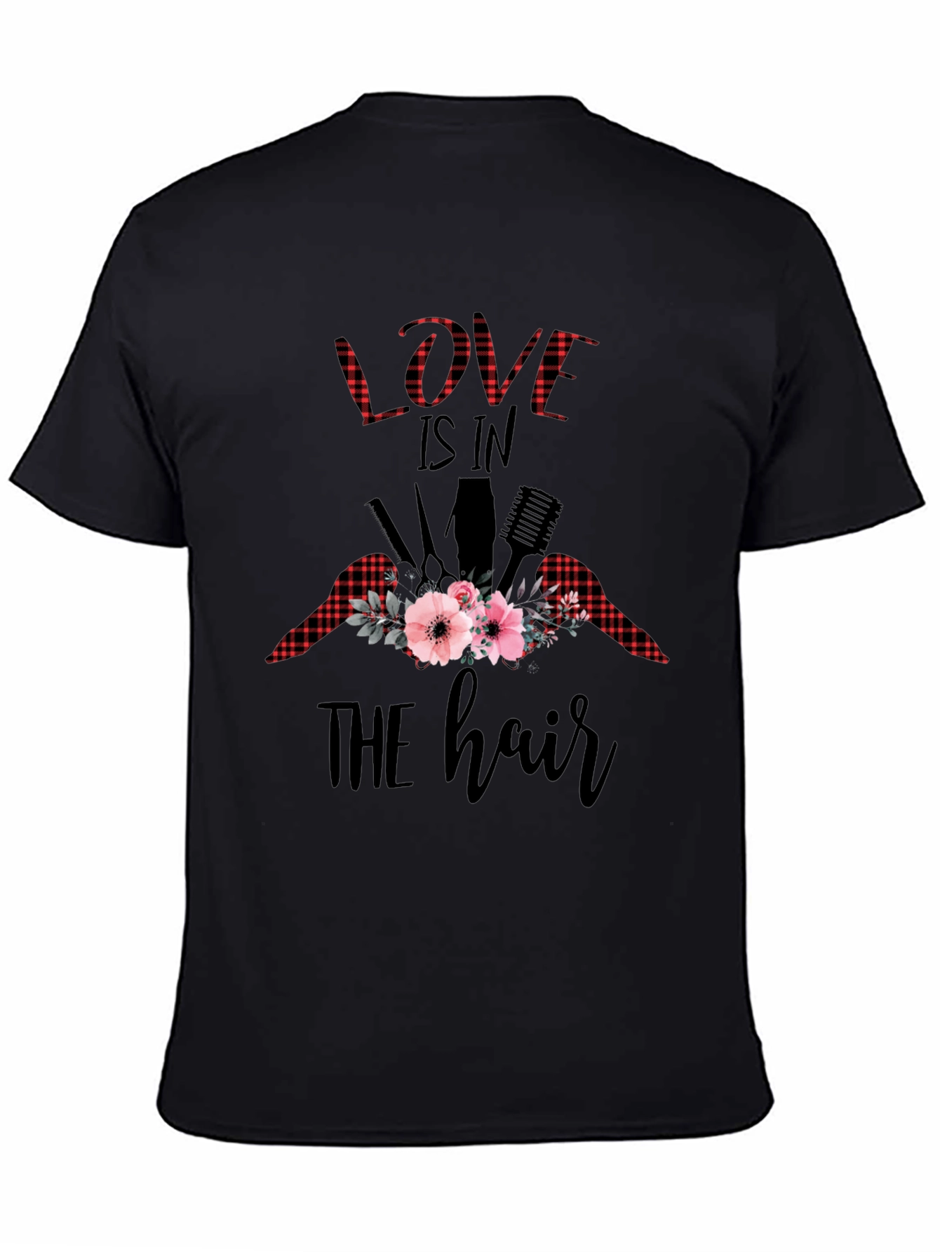 Love is in the Hair Stylish Graphic T-Shirt