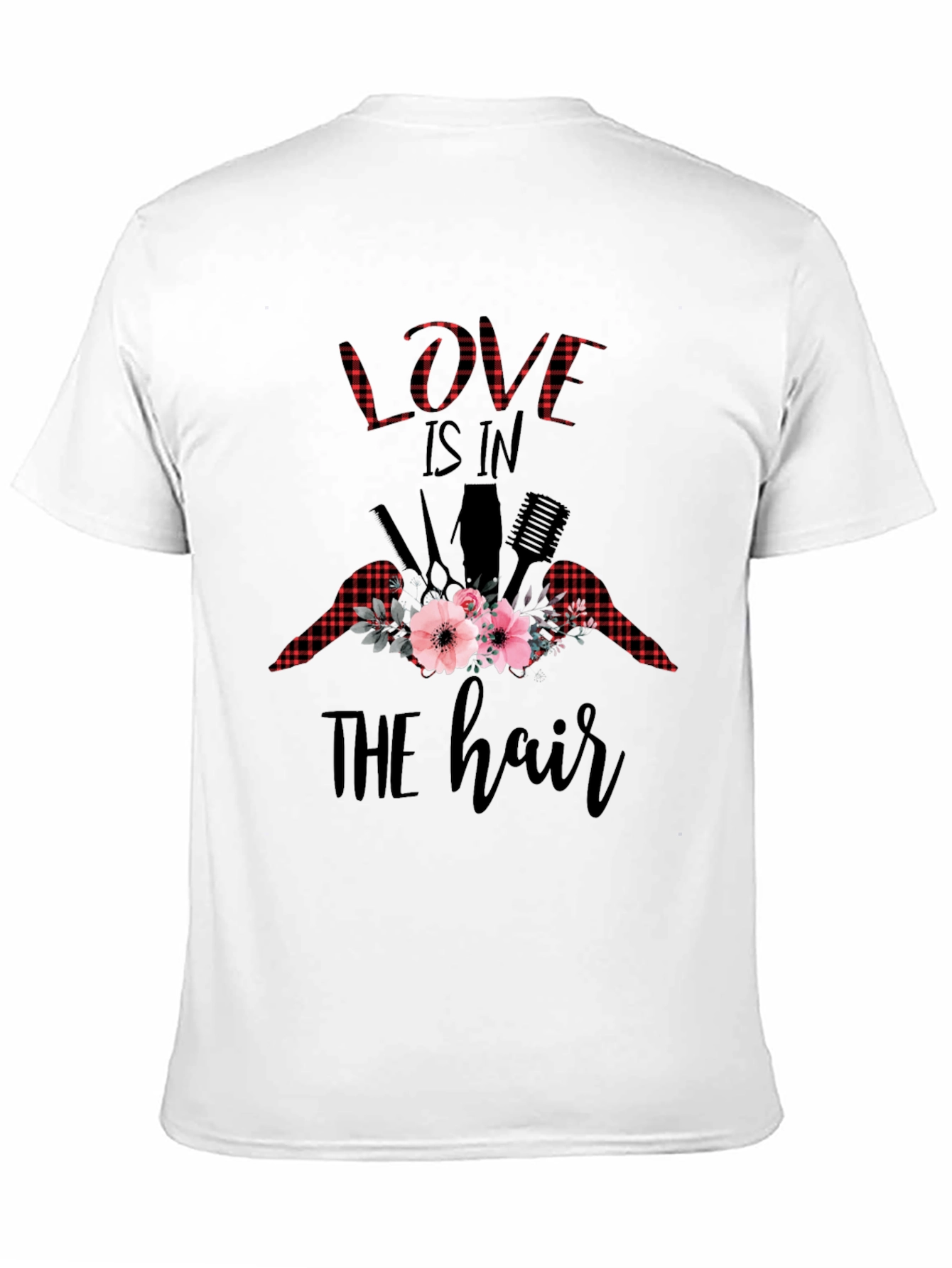 Love is in the Hair Stylish Graphic T-Shirt