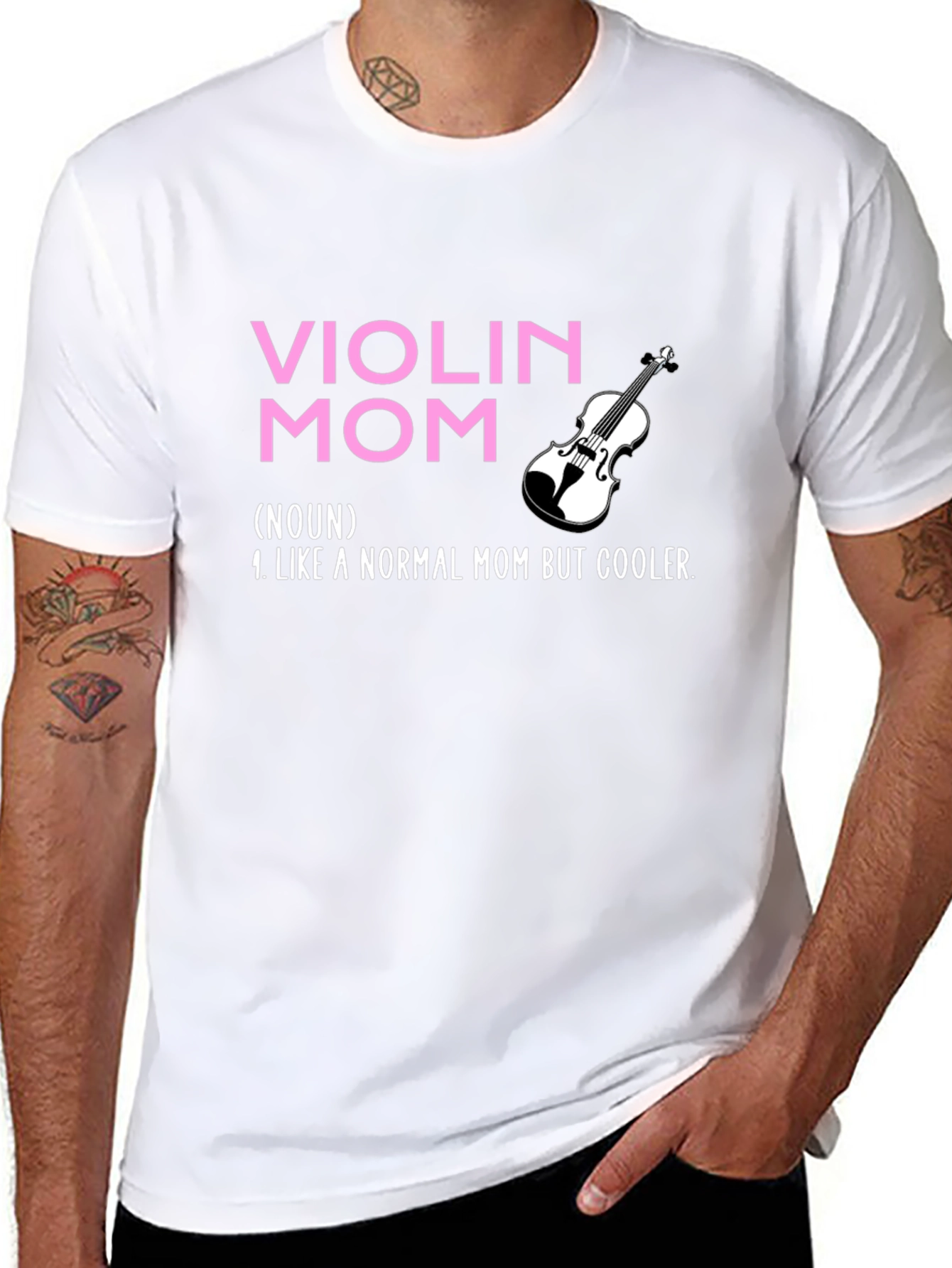 Violin Mom T-Shirt - Cool Mom Definition Tee