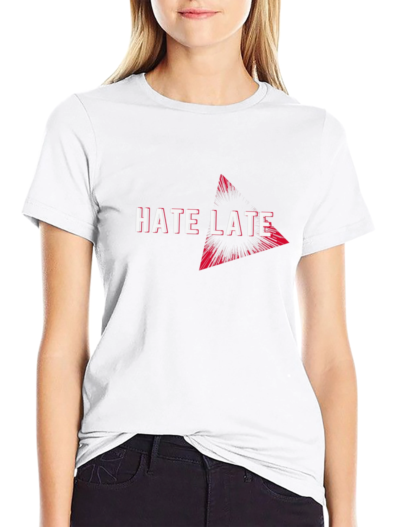 Hate Late Graphic Tee - Cool Casual Wear