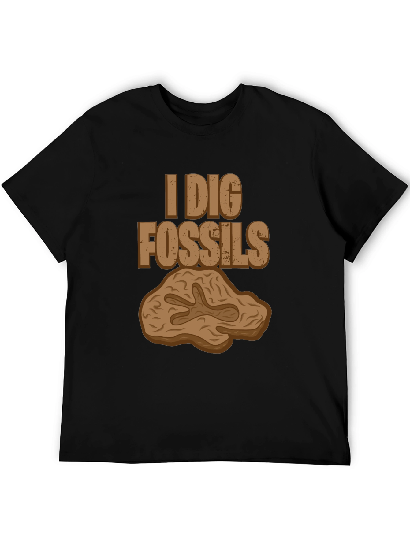 I Dig Fossils Graphic T-Shirt - Paleontology Tee
