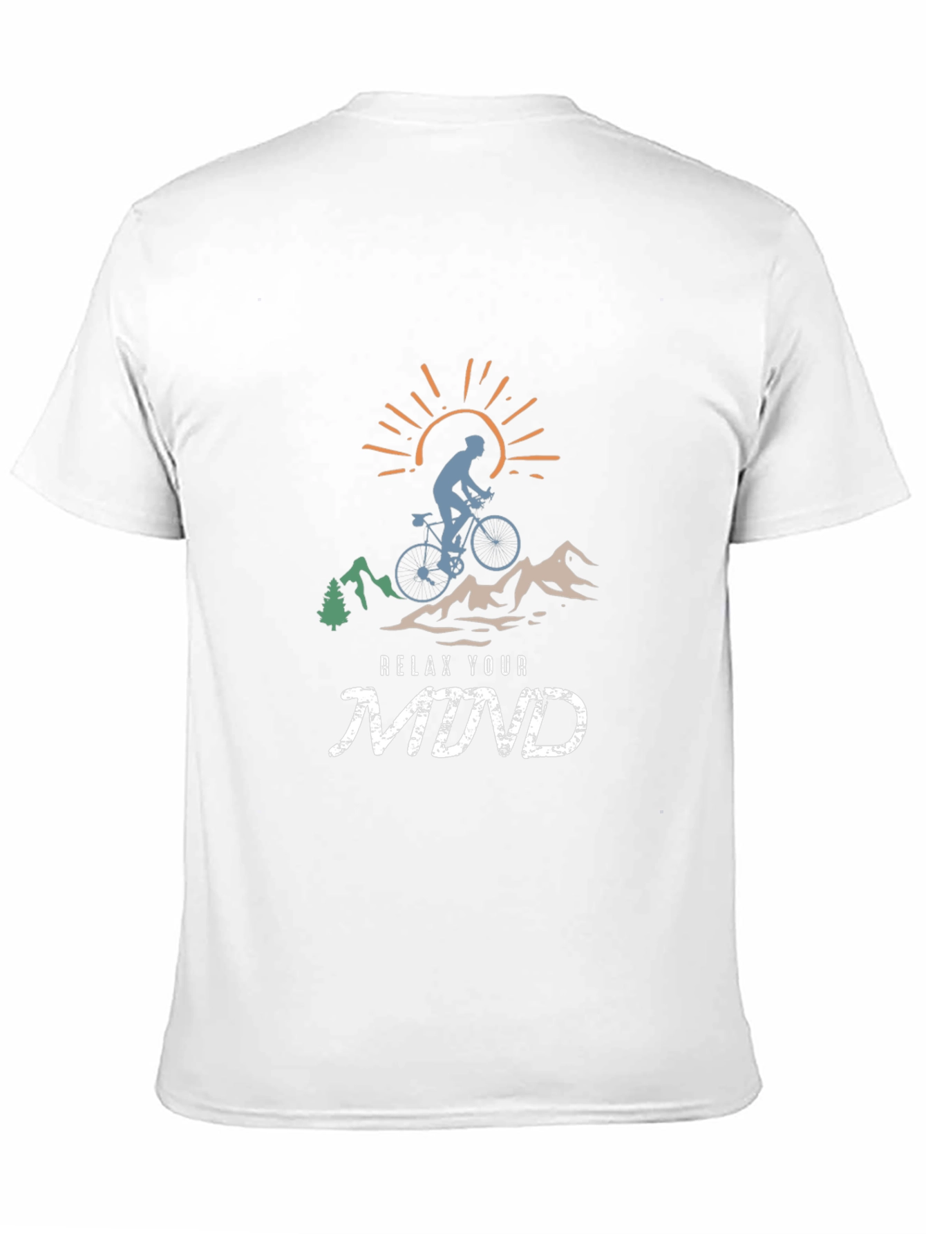 Relax Your Mind Mountain Biking T-Shirt