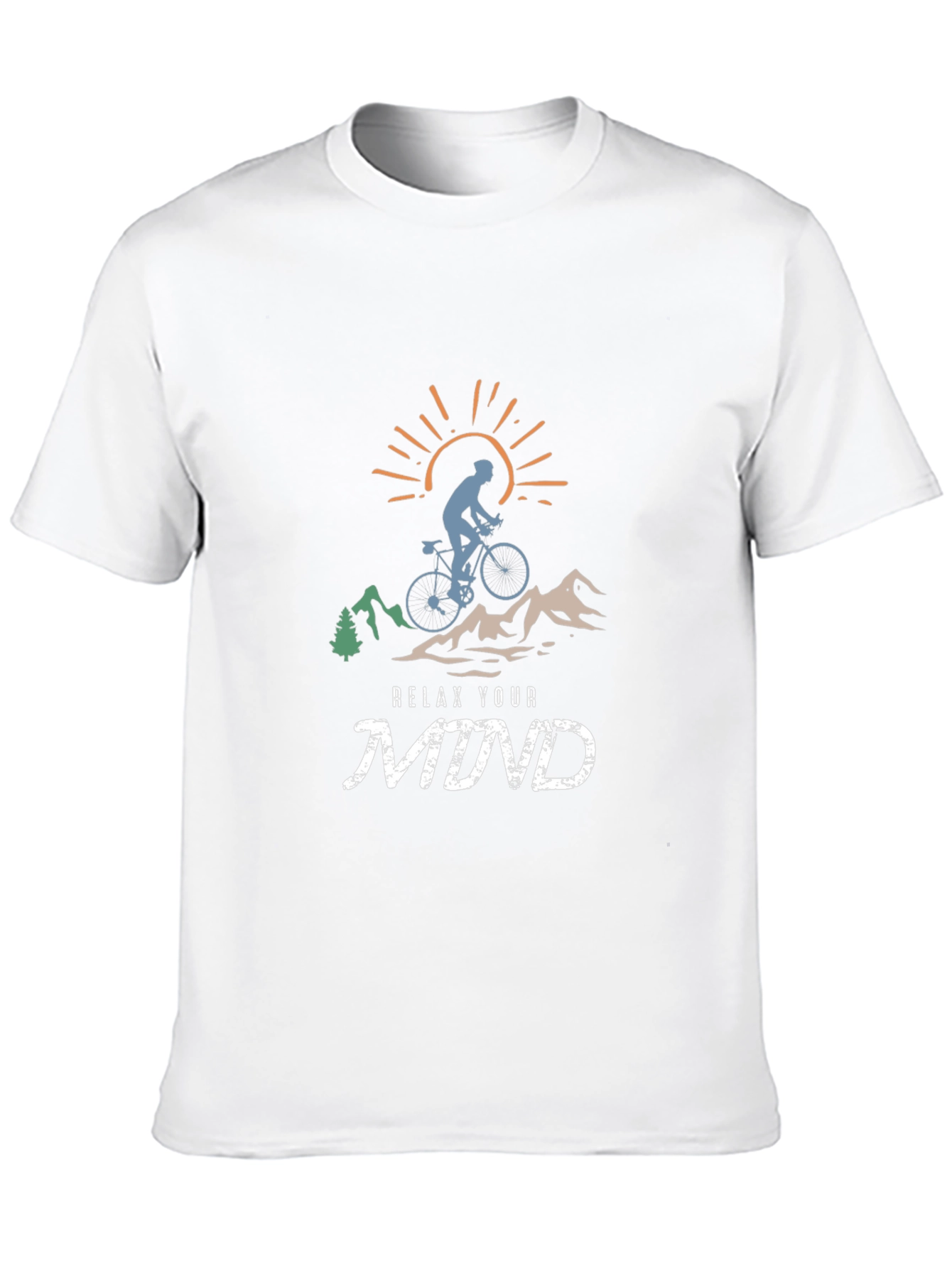 Relax Your Mind Mountain Biking T-Shirt