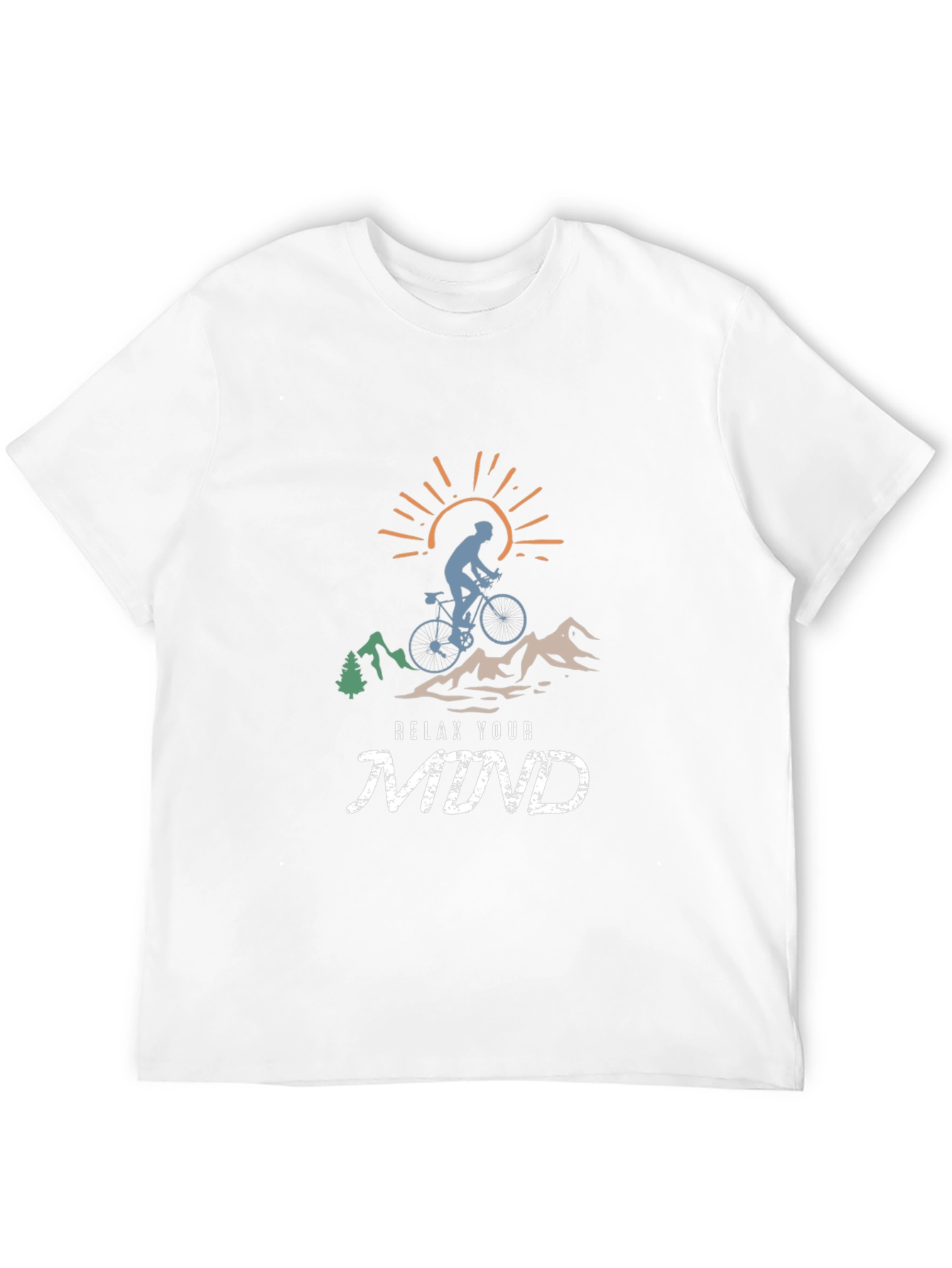 Relax Your Mind Mountain Biking T-Shirt
