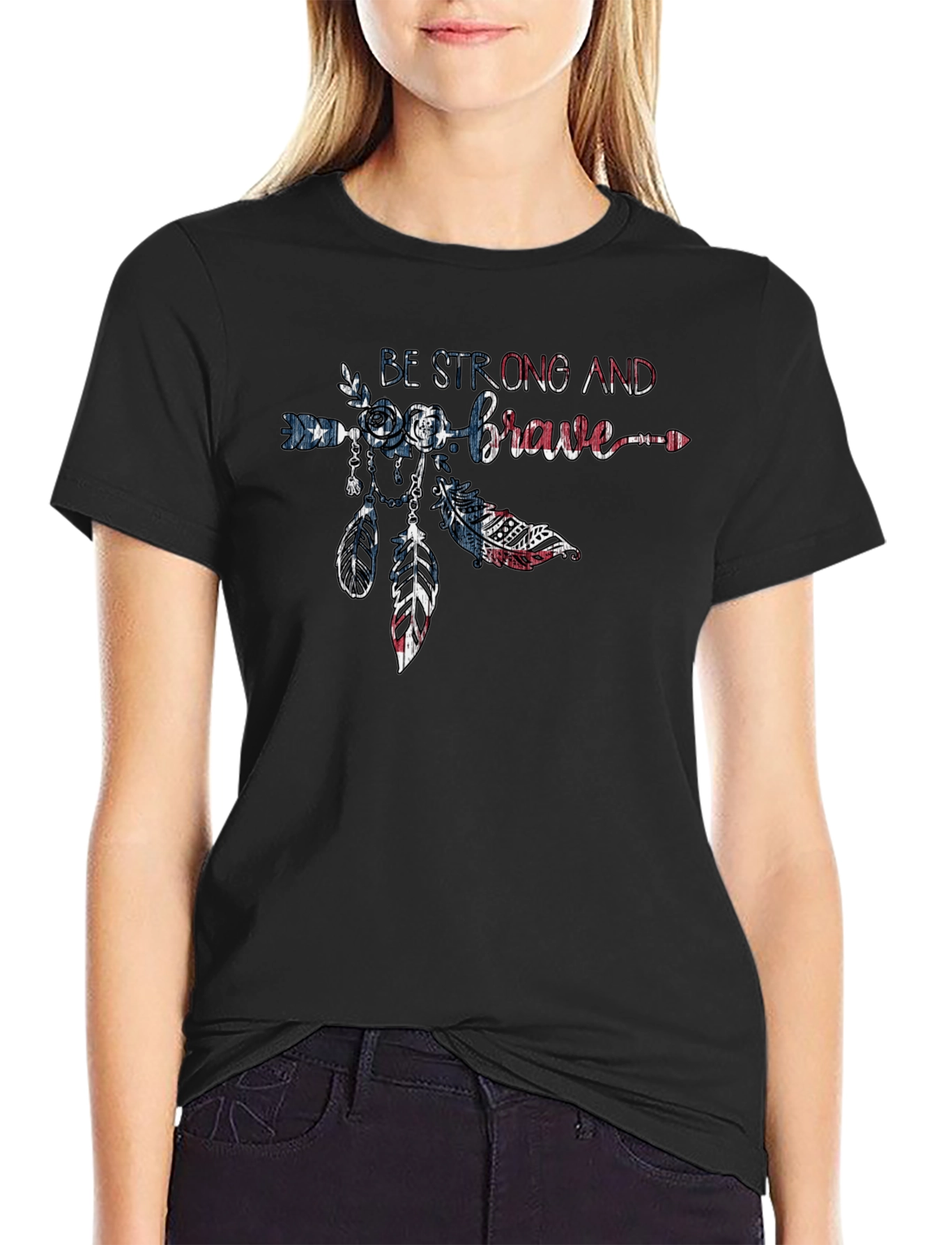 Be Strong and Brave Graphic T-Shirt