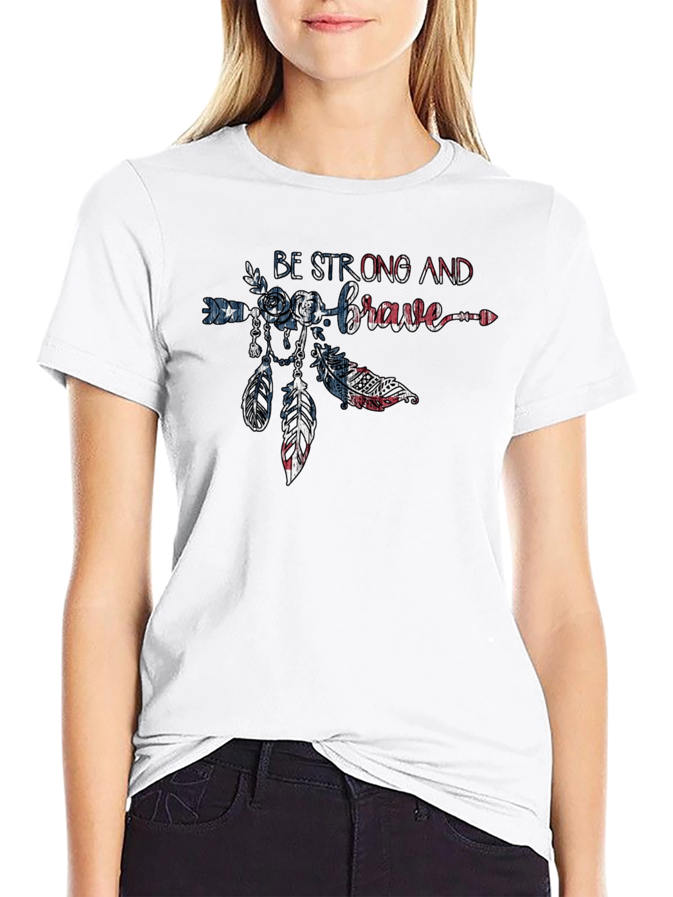 Be Strong and Brave Graphic T-Shirt