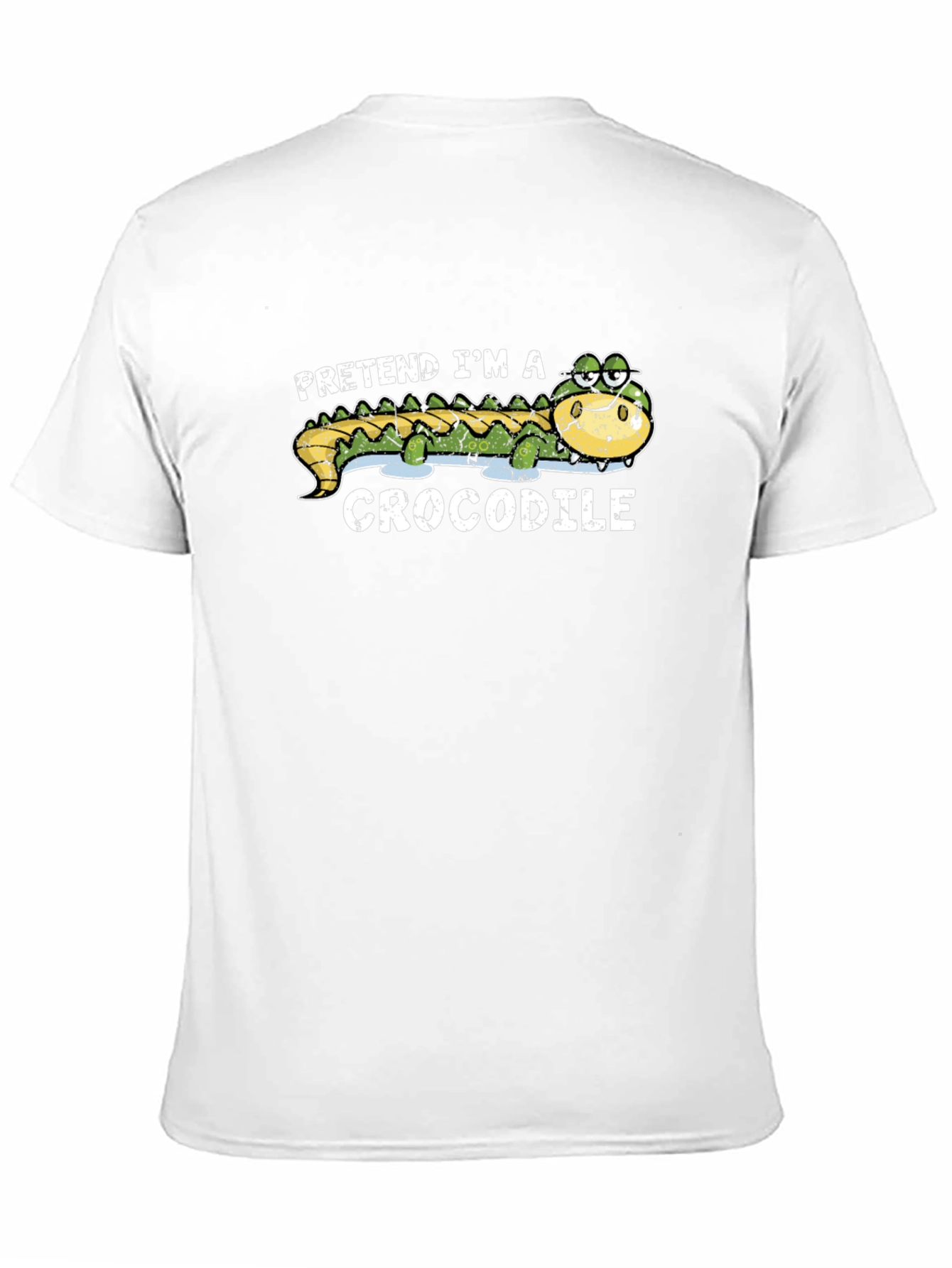 Pretend Im a Crocodile Funny Graphic T-Shirt