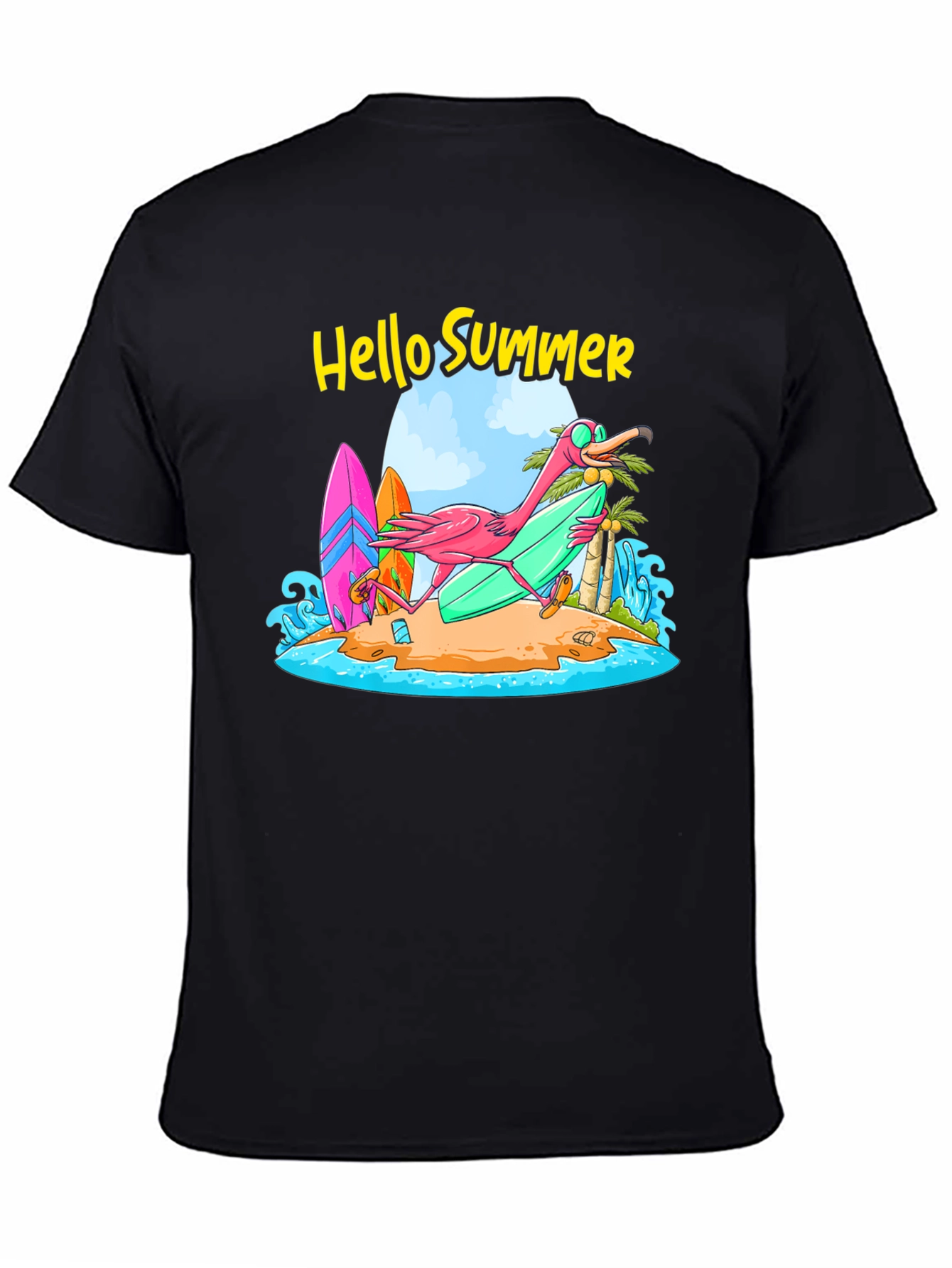 Hello Summer Flamingo T-Shirt