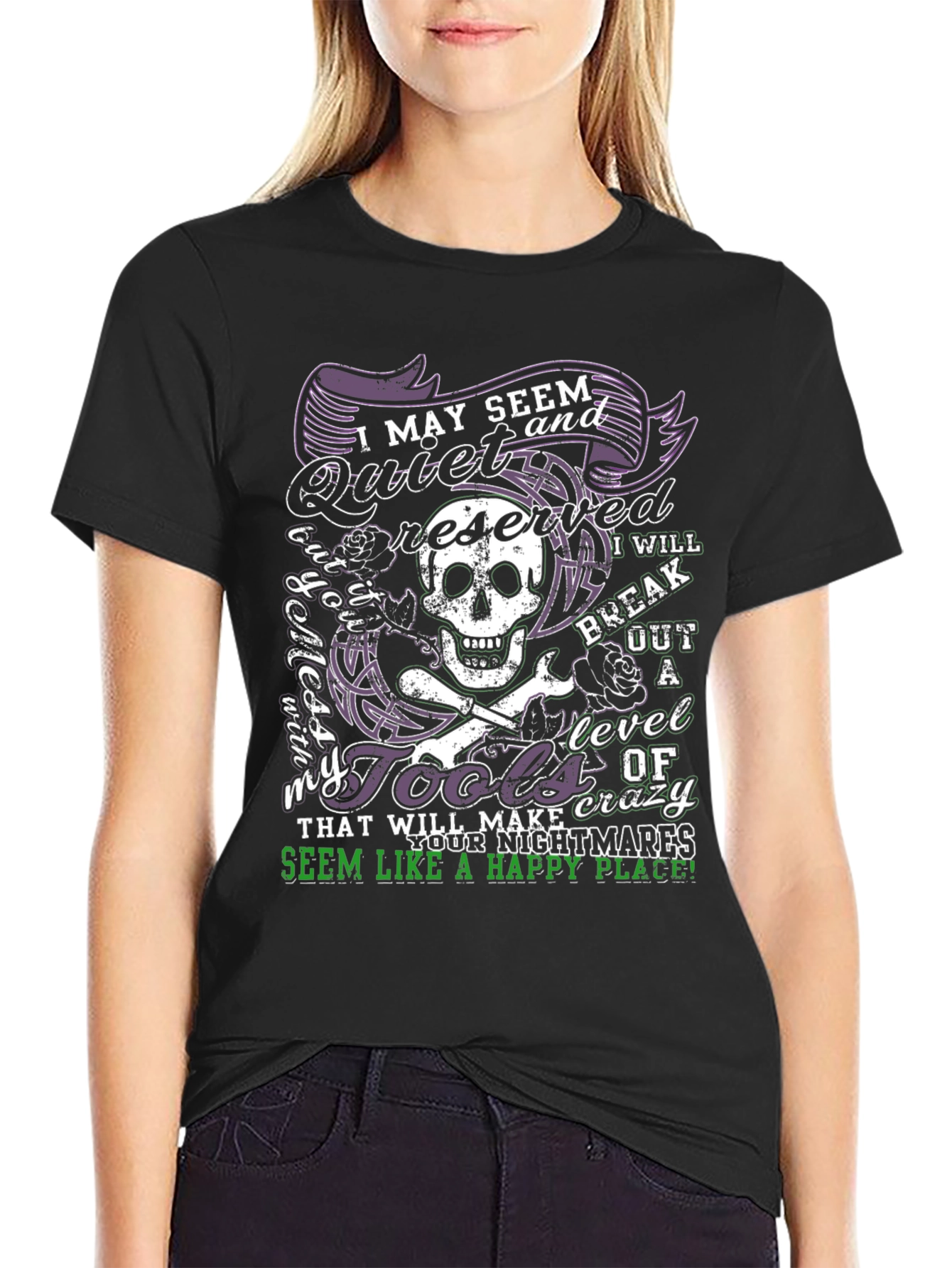 I May Seem Quiet Mens Graphic T-Shirt