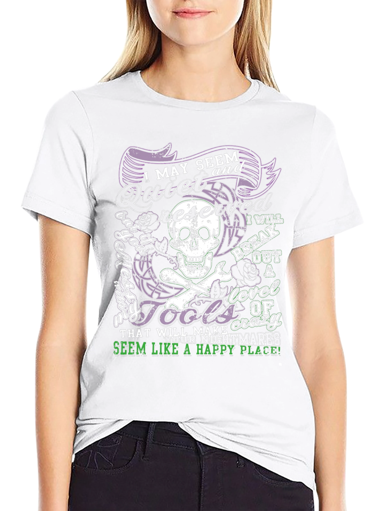 I May Seem Quiet Mens Graphic T-Shirt