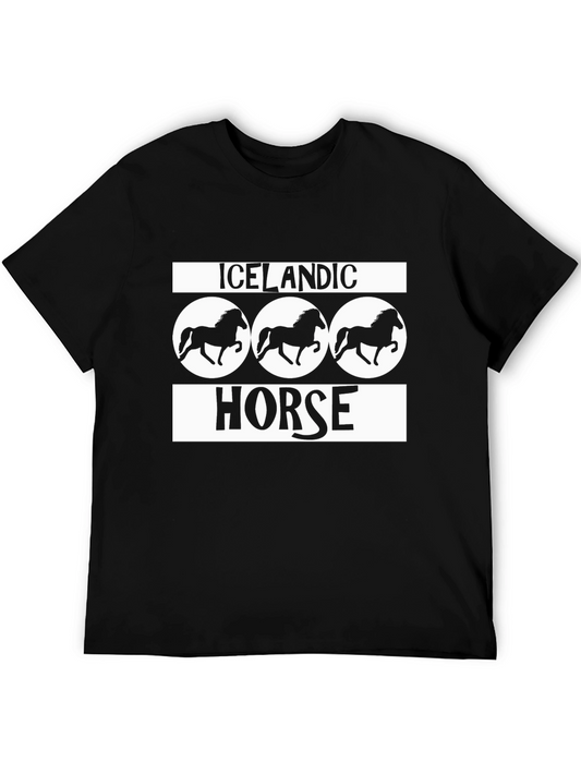 Icelandic Horse Graphic T-Shirt