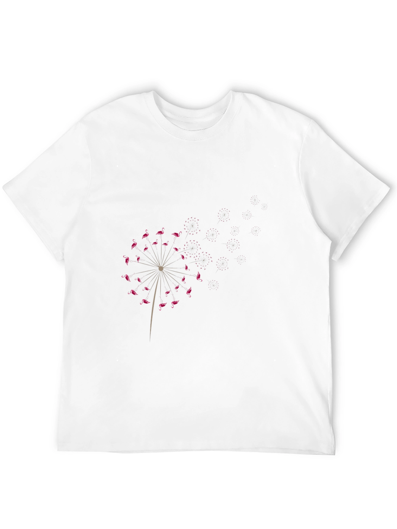 Flamingo Dandelion Graphic Tee