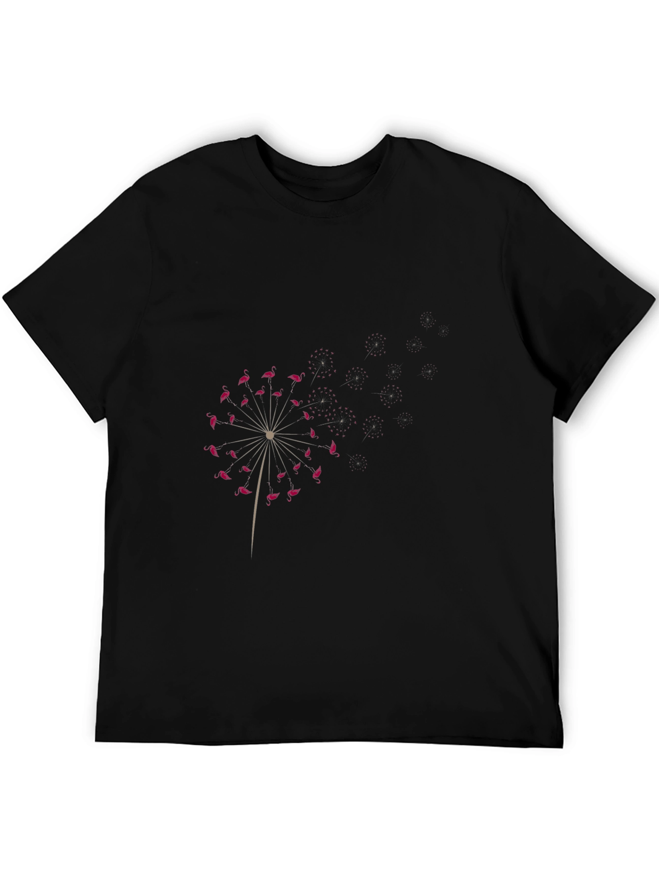 Flamingo Dandelion Graphic Tee