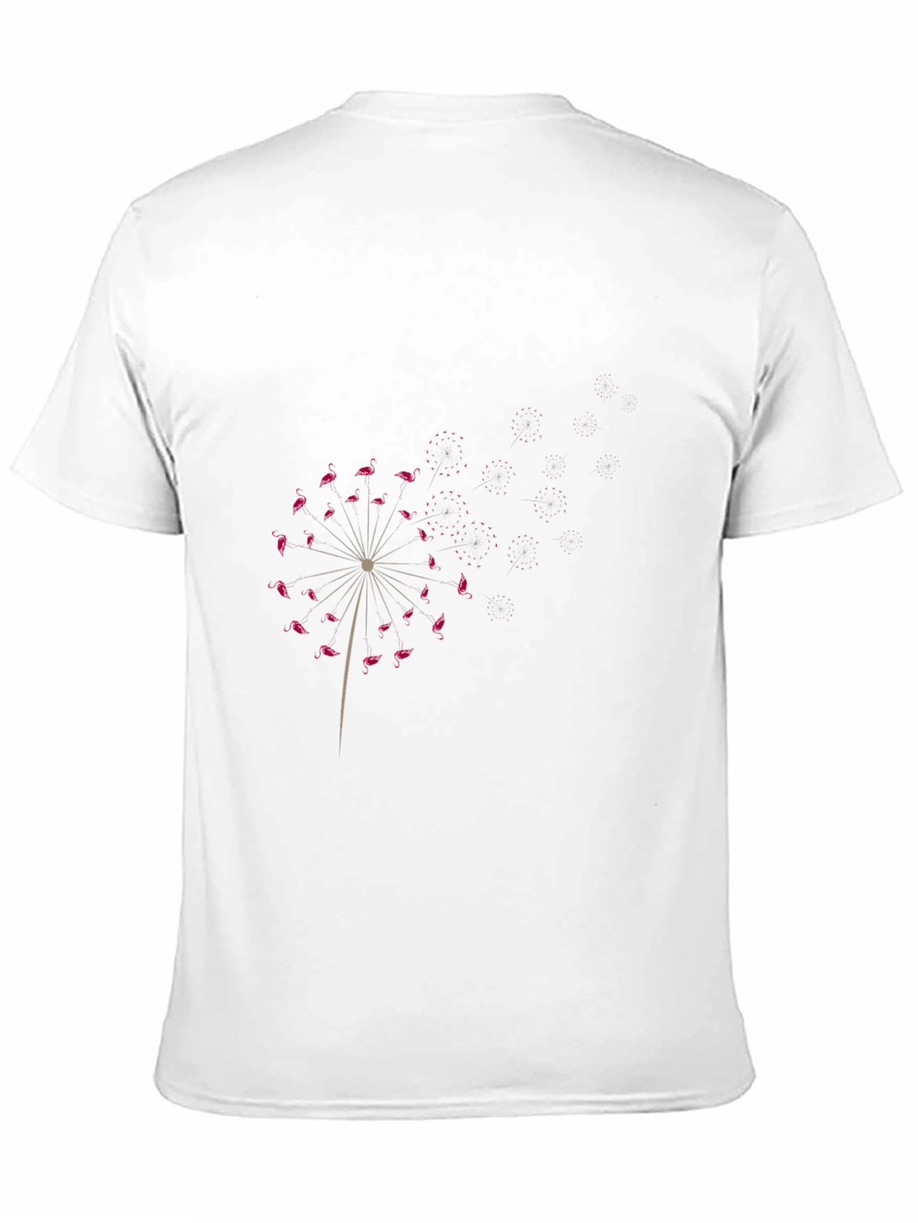 Flamingo Dandelion Graphic Tee