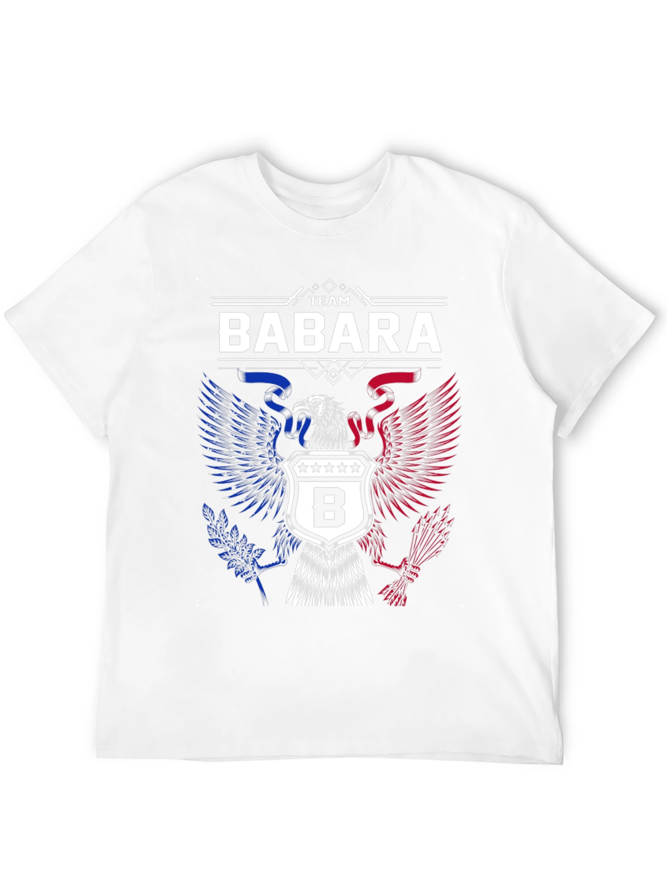 Team Babara Eagle Graphic Tee - Patriotic Style
