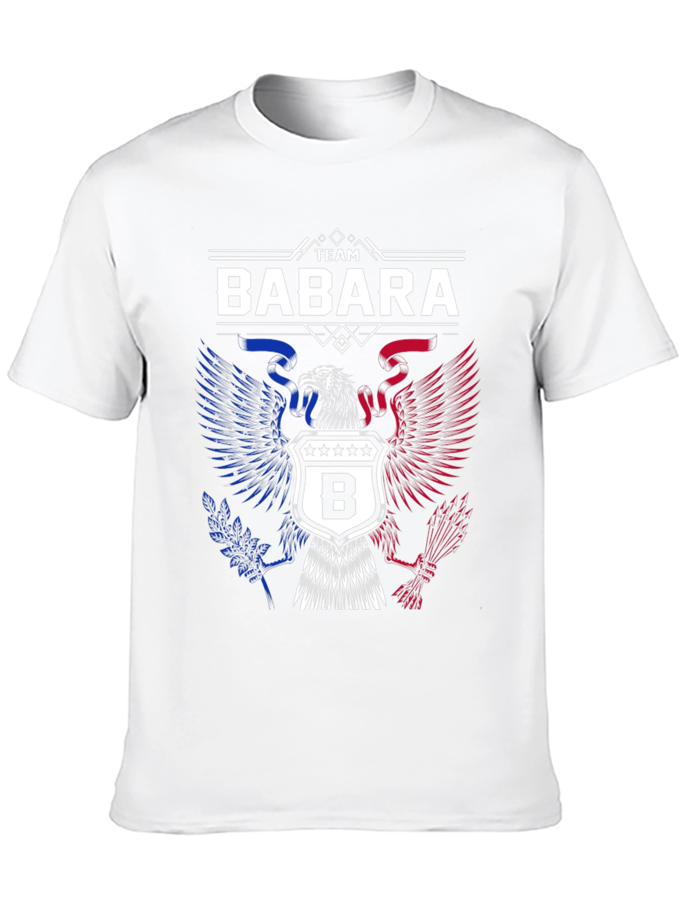 Team Babara Eagle Graphic Tee - Patriotic Style