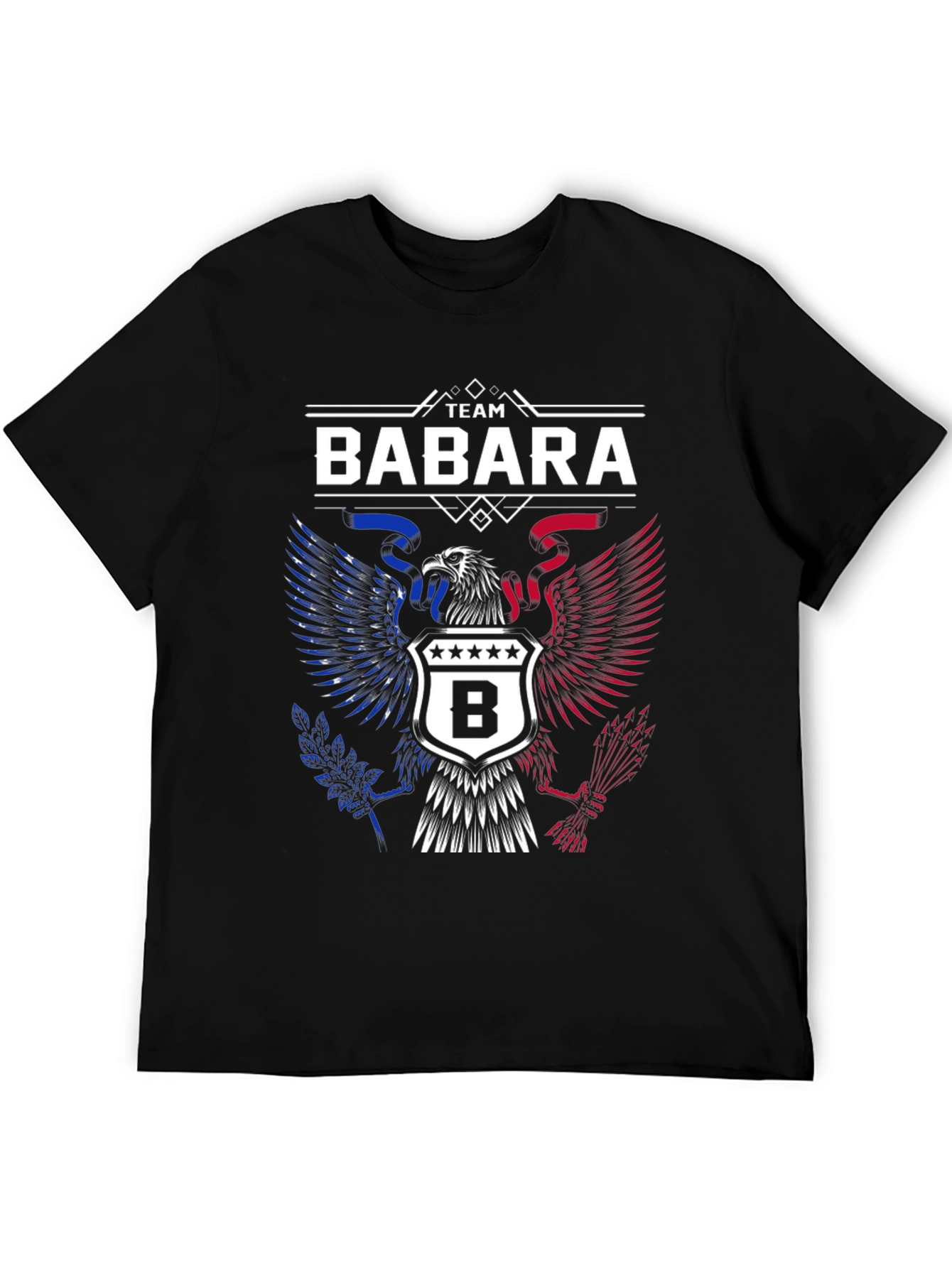 Team Babara Eagle Graphic Tee - Patriotic Style