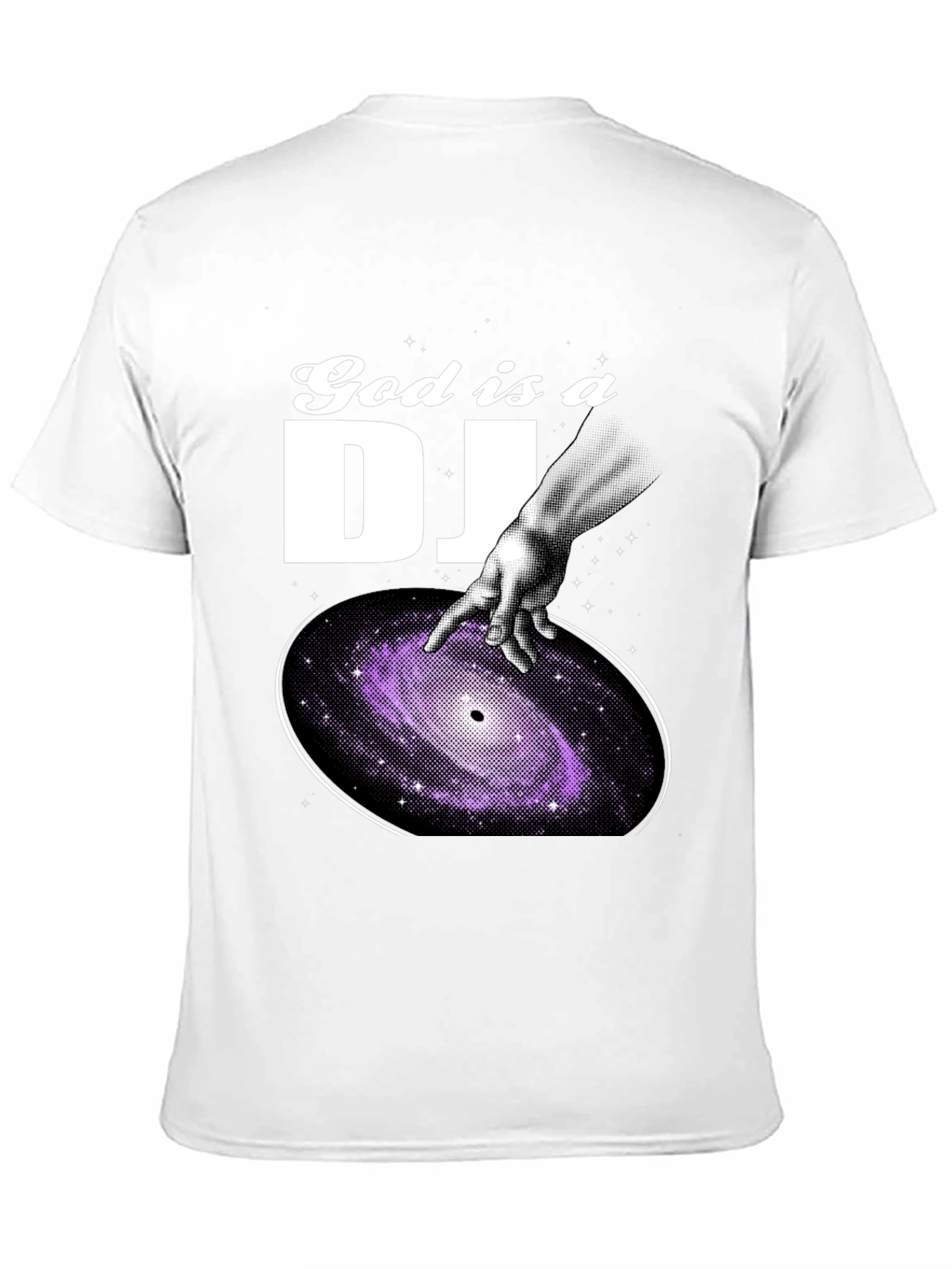 God is a DJ Graphic T-Shirt - Black