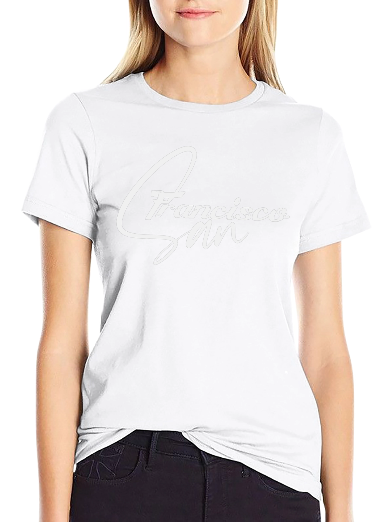 San Francisco T-Shirt - Stylish Black Cotton Blend Tee