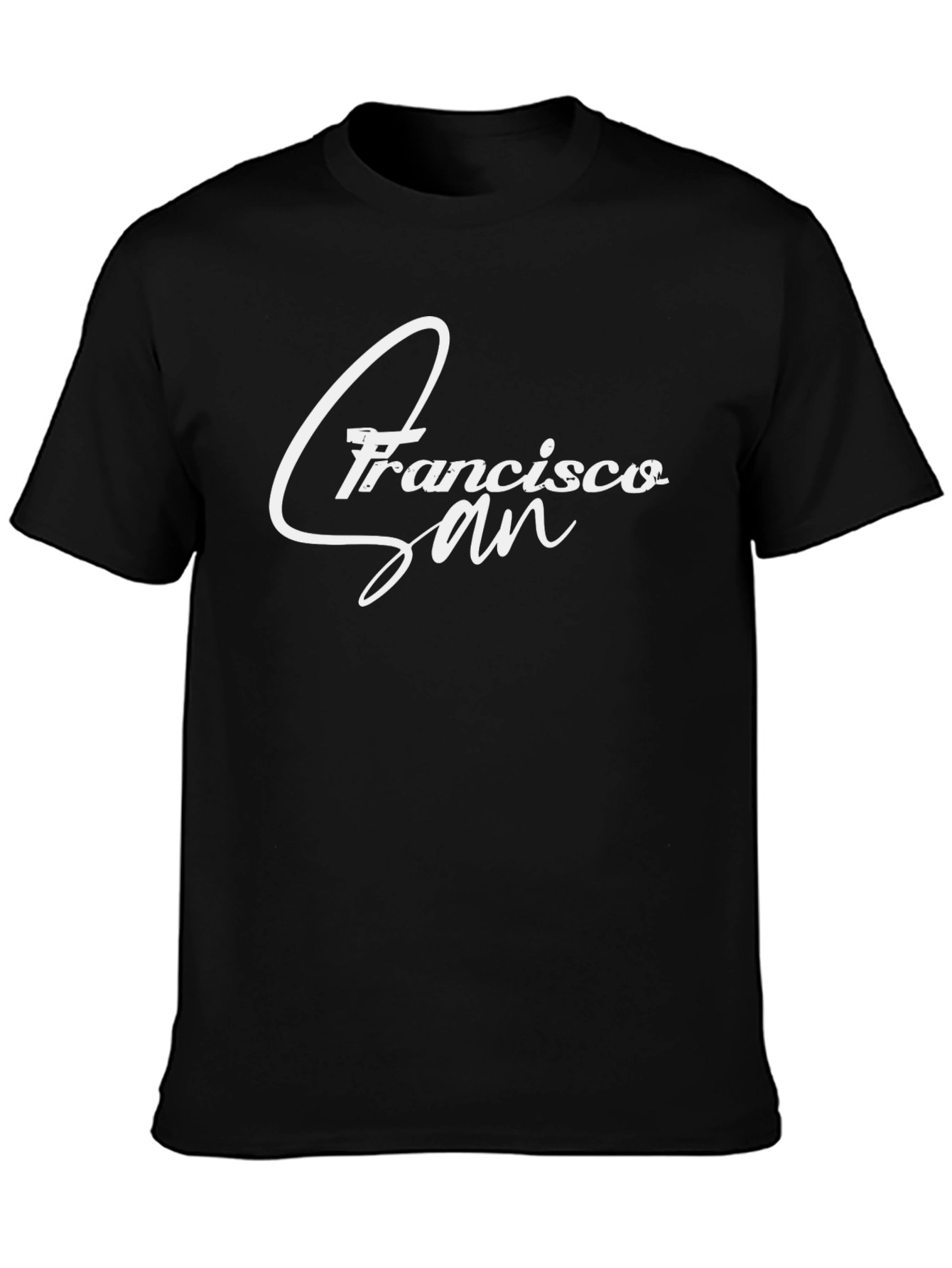 San Francisco T-Shirt - Stylish Black Cotton Blend Tee