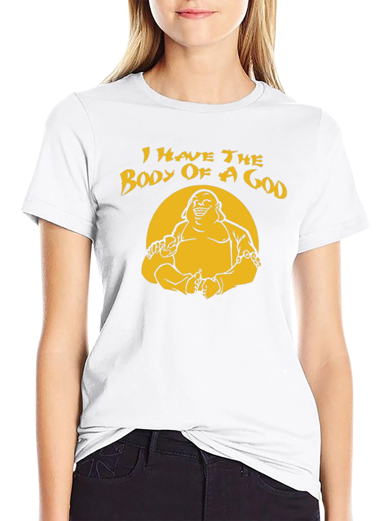 Funny Body of a God Graphic T-Shirt