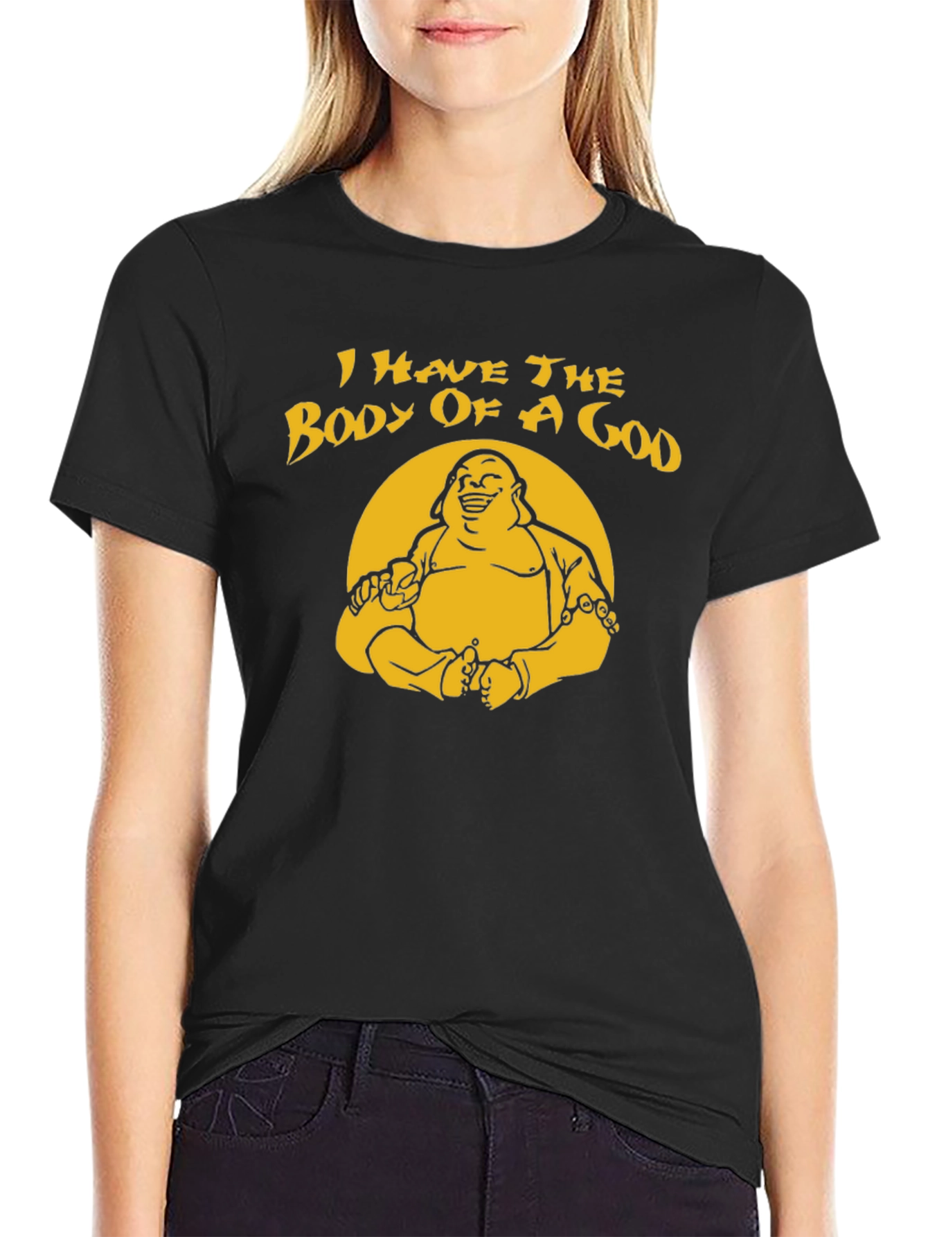 Funny Body of a God Graphic T-Shirt
