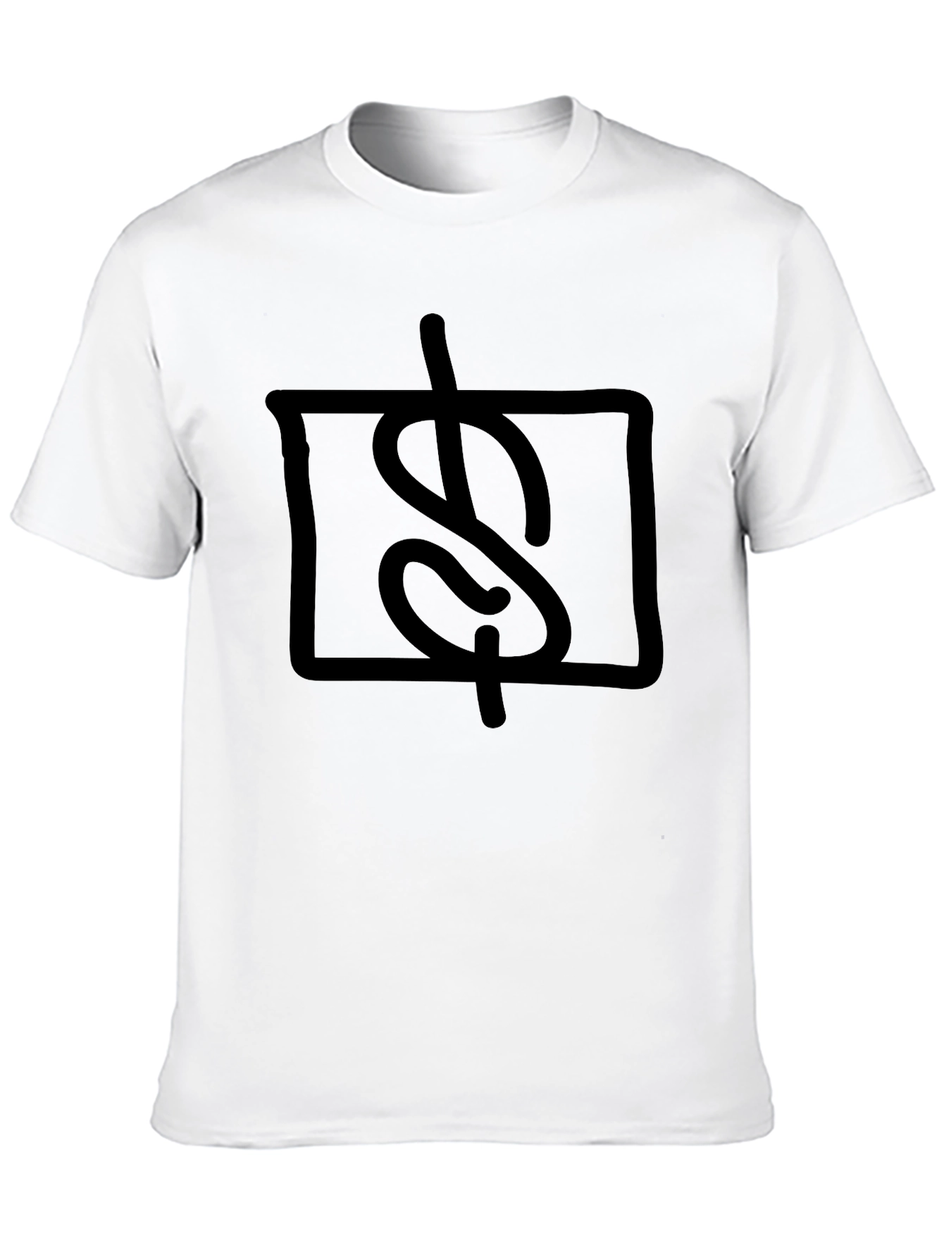 Minimalist Graphic Tee - Black