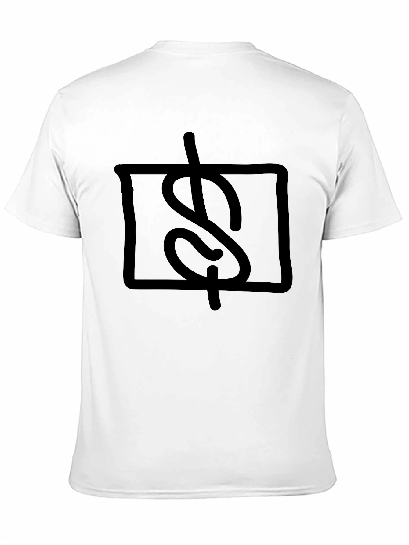 Minimalist Graphic Tee - Black