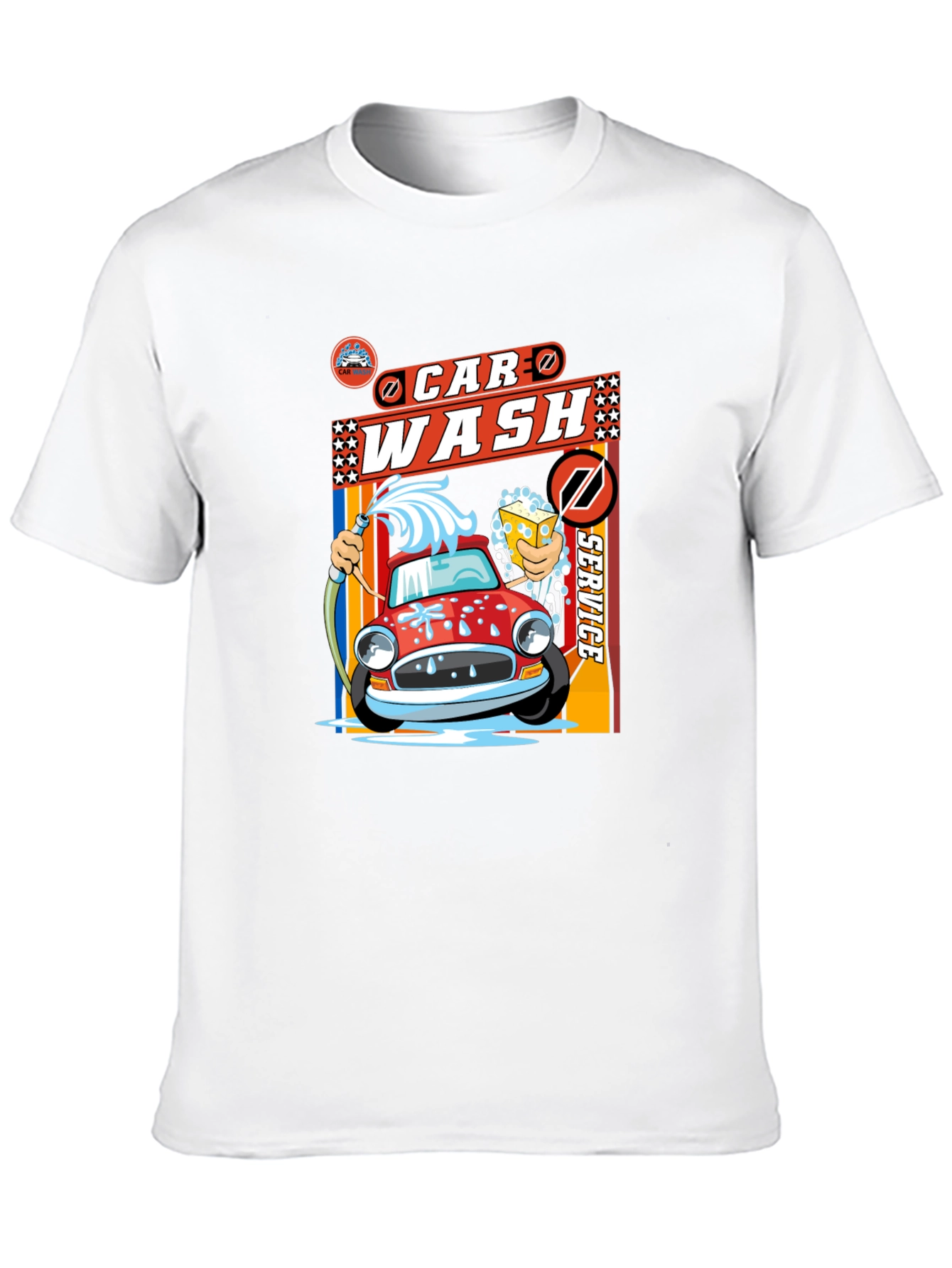 Car Wash Service Graphic Tee - Soft Cotton Blend