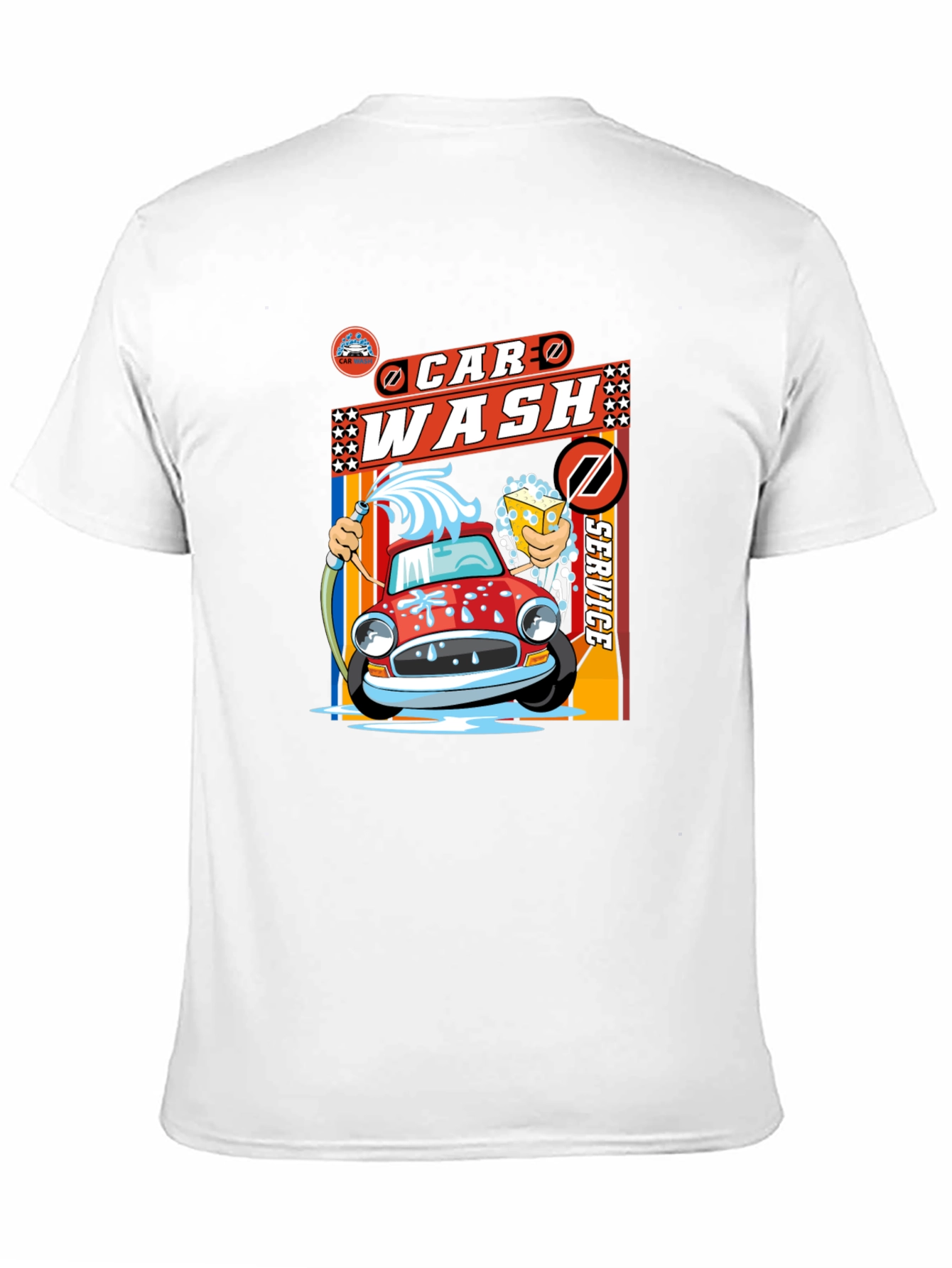 Car Wash Service Graphic Tee - Soft Cotton Blend