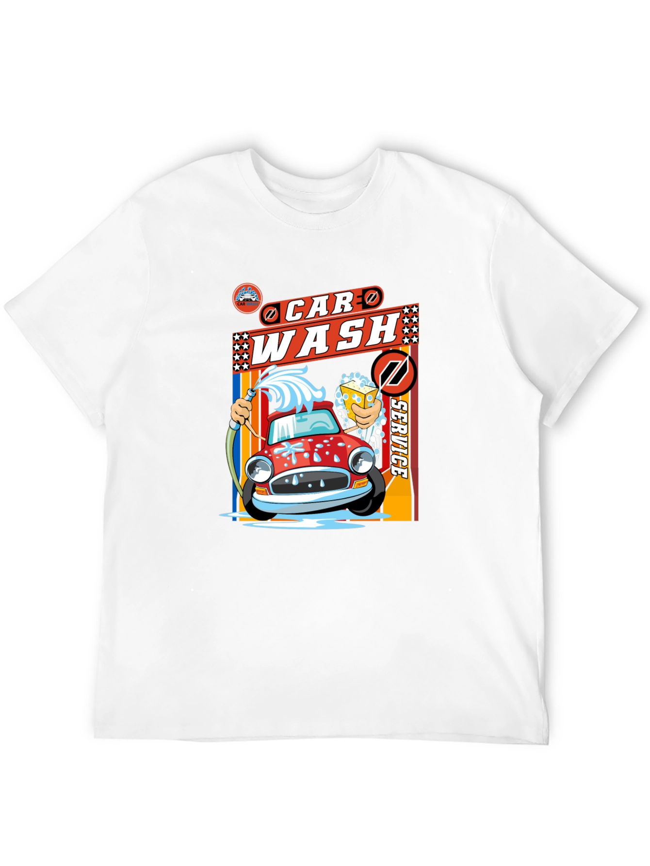 Car Wash Service Graphic Tee - Soft Cotton Blend