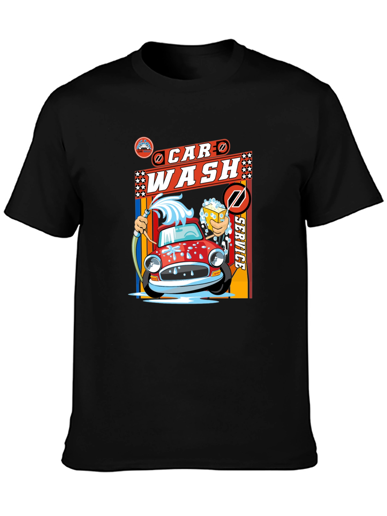 Car Wash Service Graphic Tee - Soft Cotton Blend