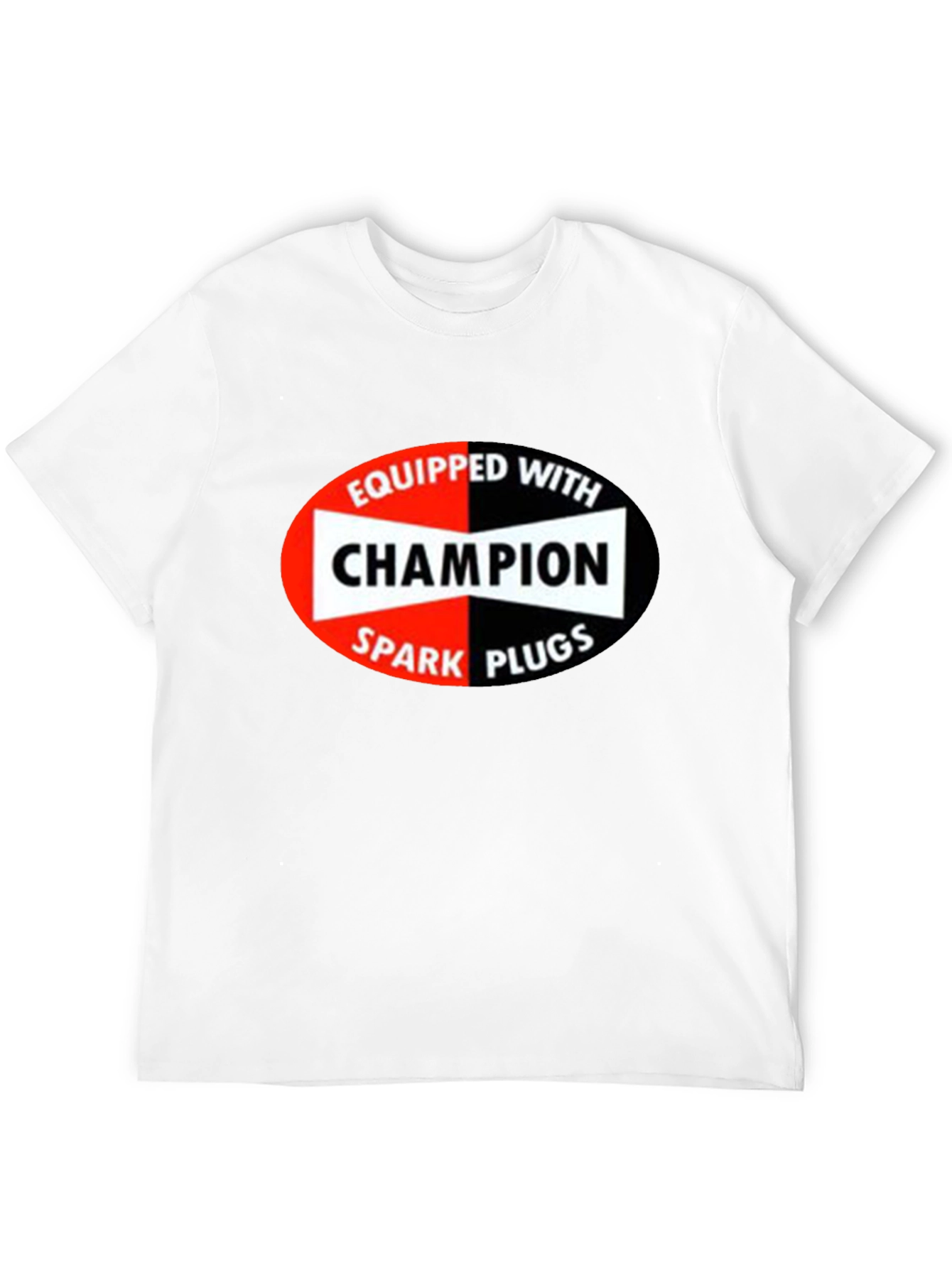 Champion Spark Plugs Graphic Tee - Retro Black T-Shirt